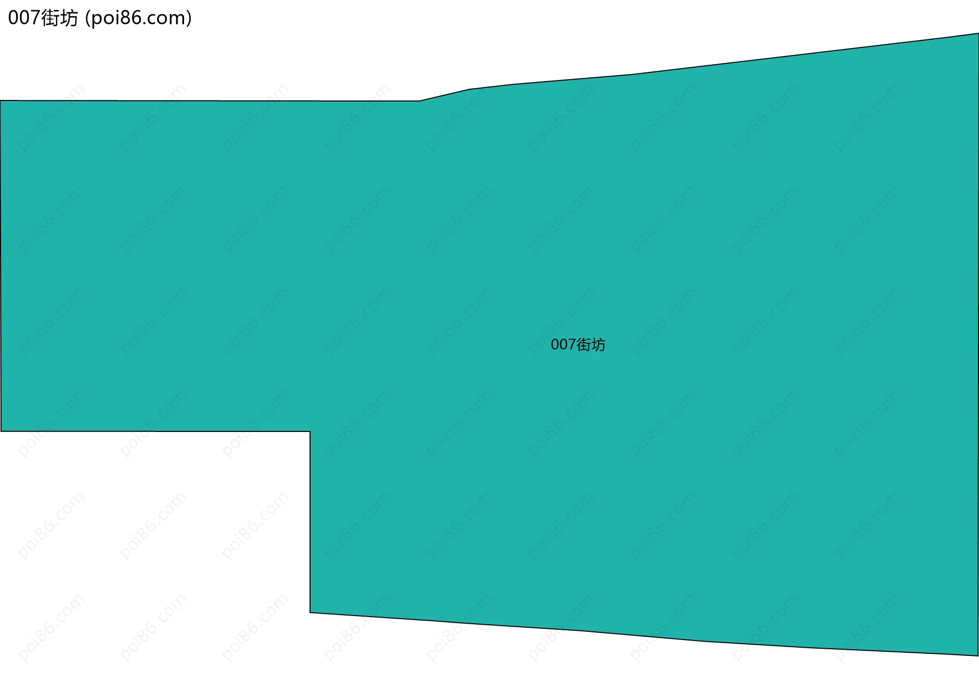 007街坊边界地图