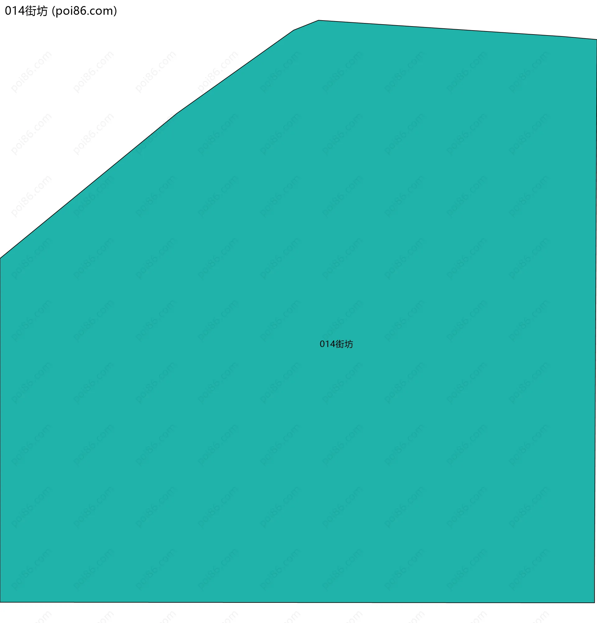 014街坊边界地图