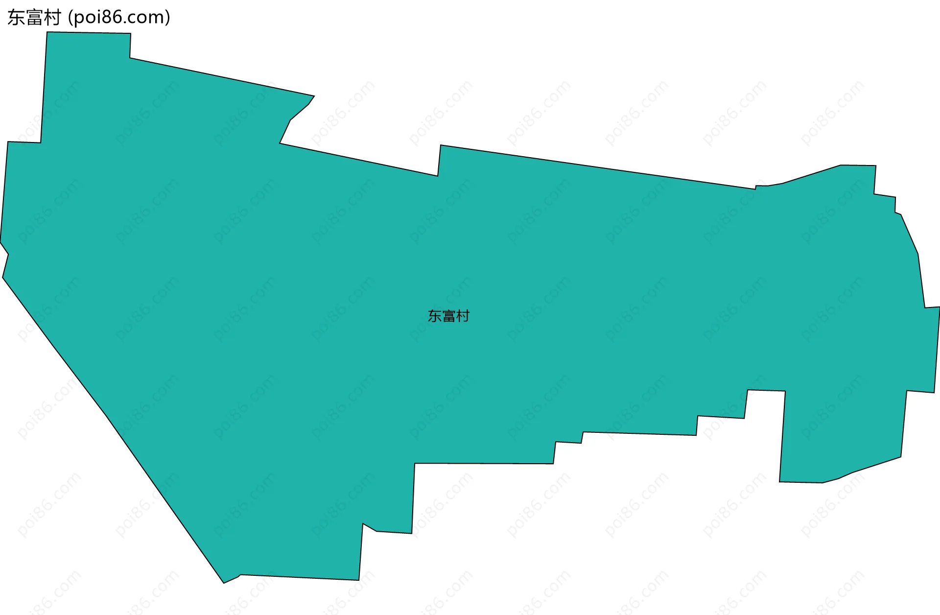 东富村边界地图
