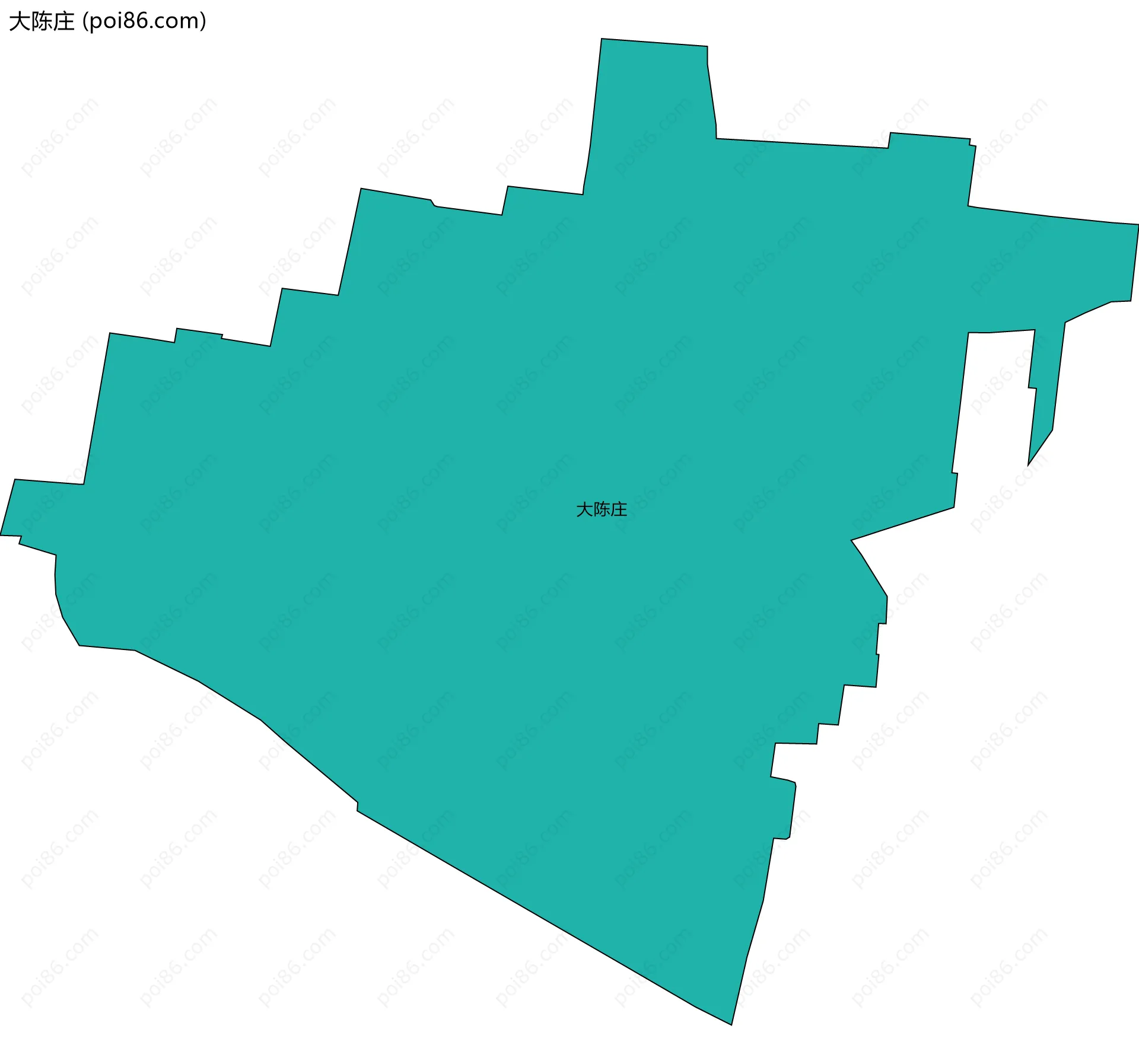 大陈庄边界地图
