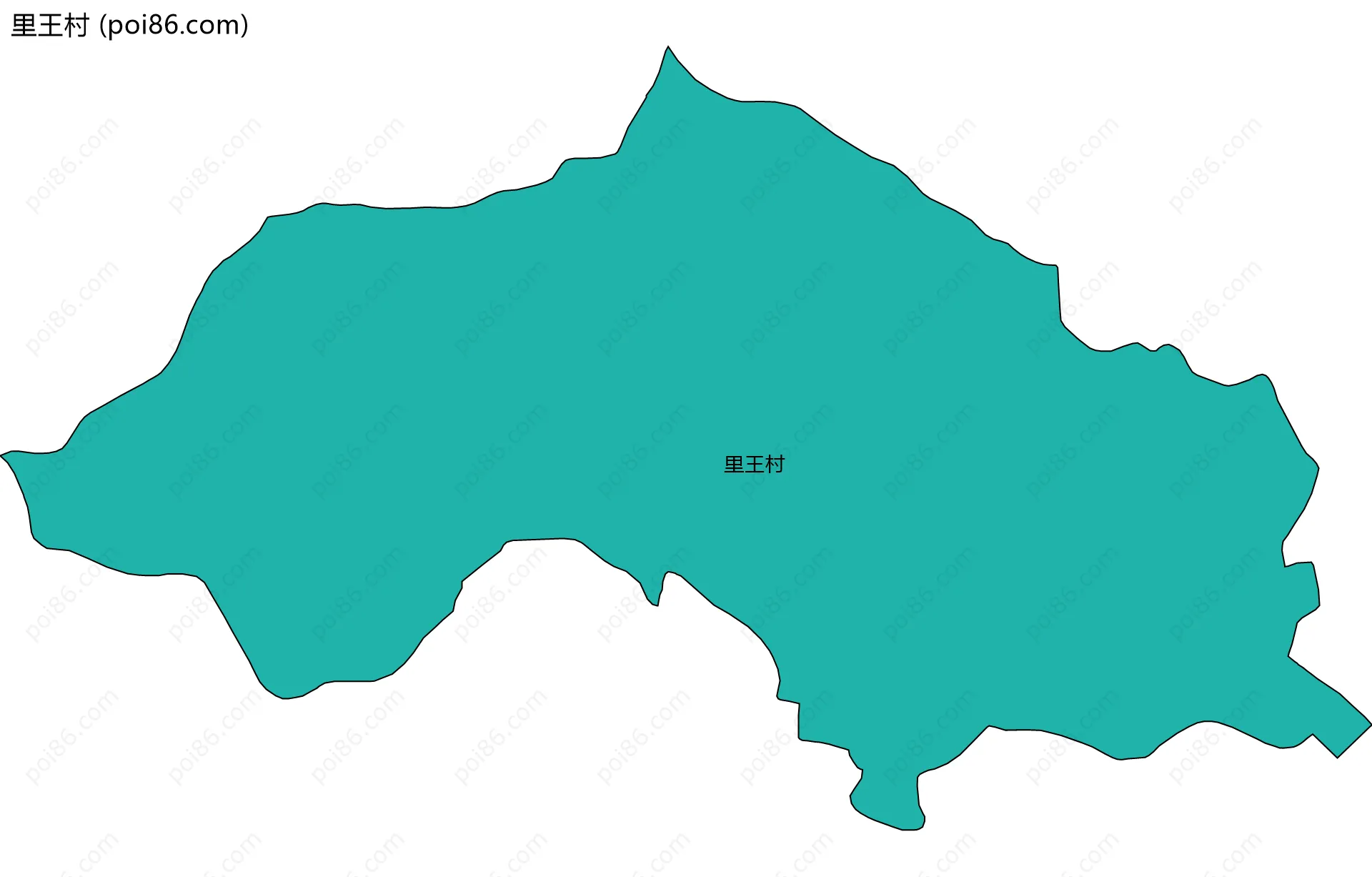 里王村边界地图