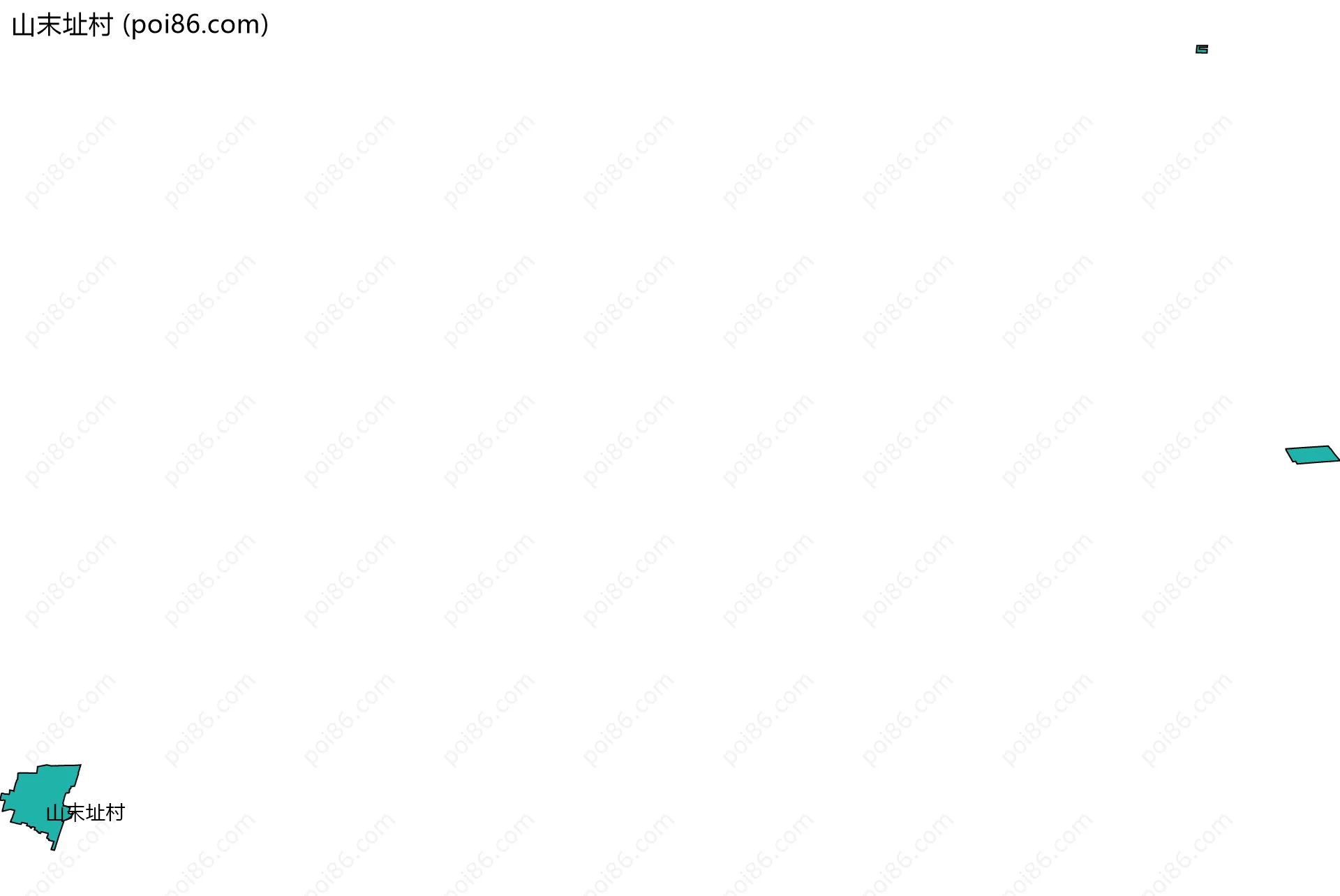 山末址村边界地图