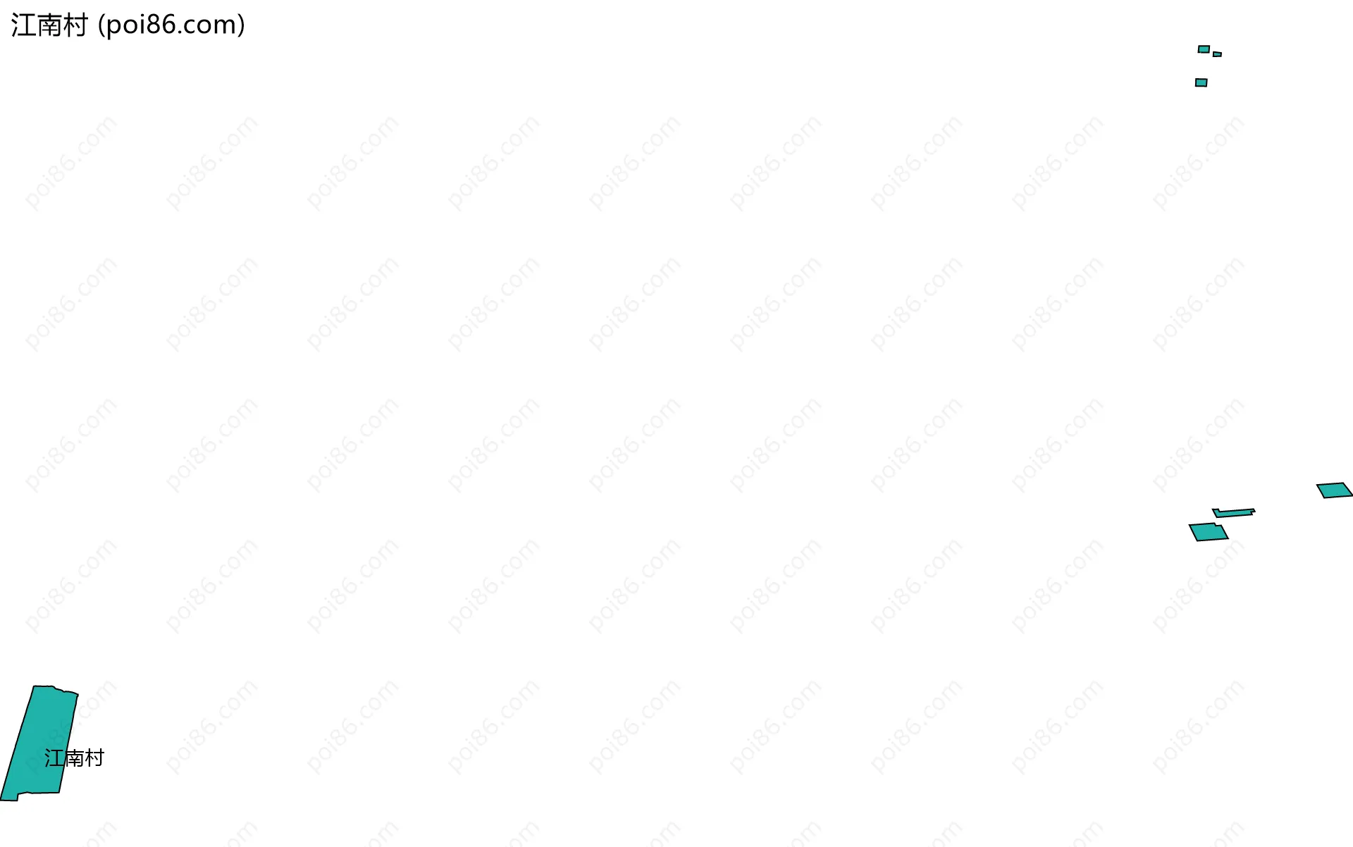 江南村边界地图