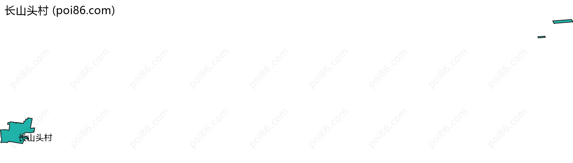 长山头村边界地图