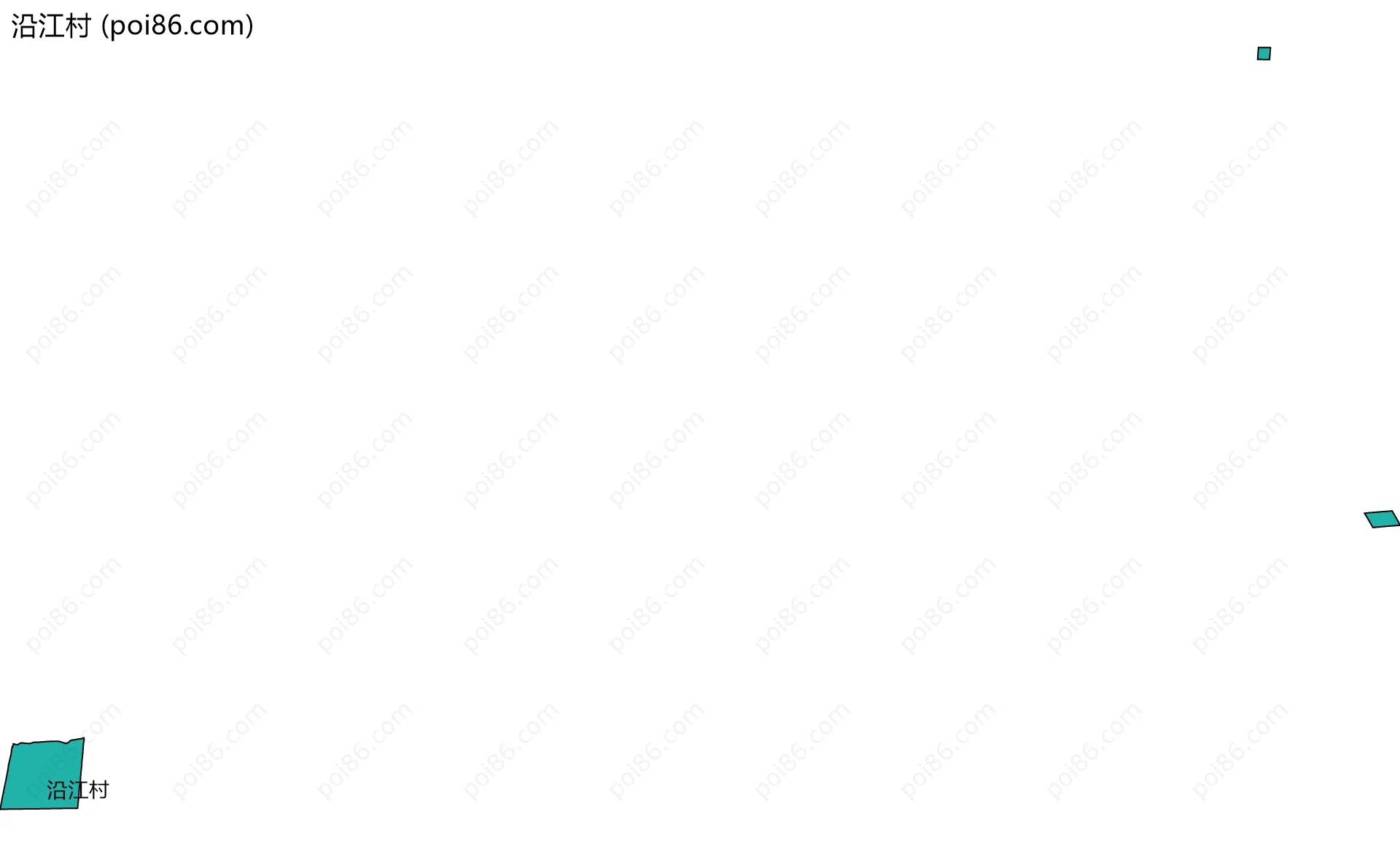 沿江村边界地图