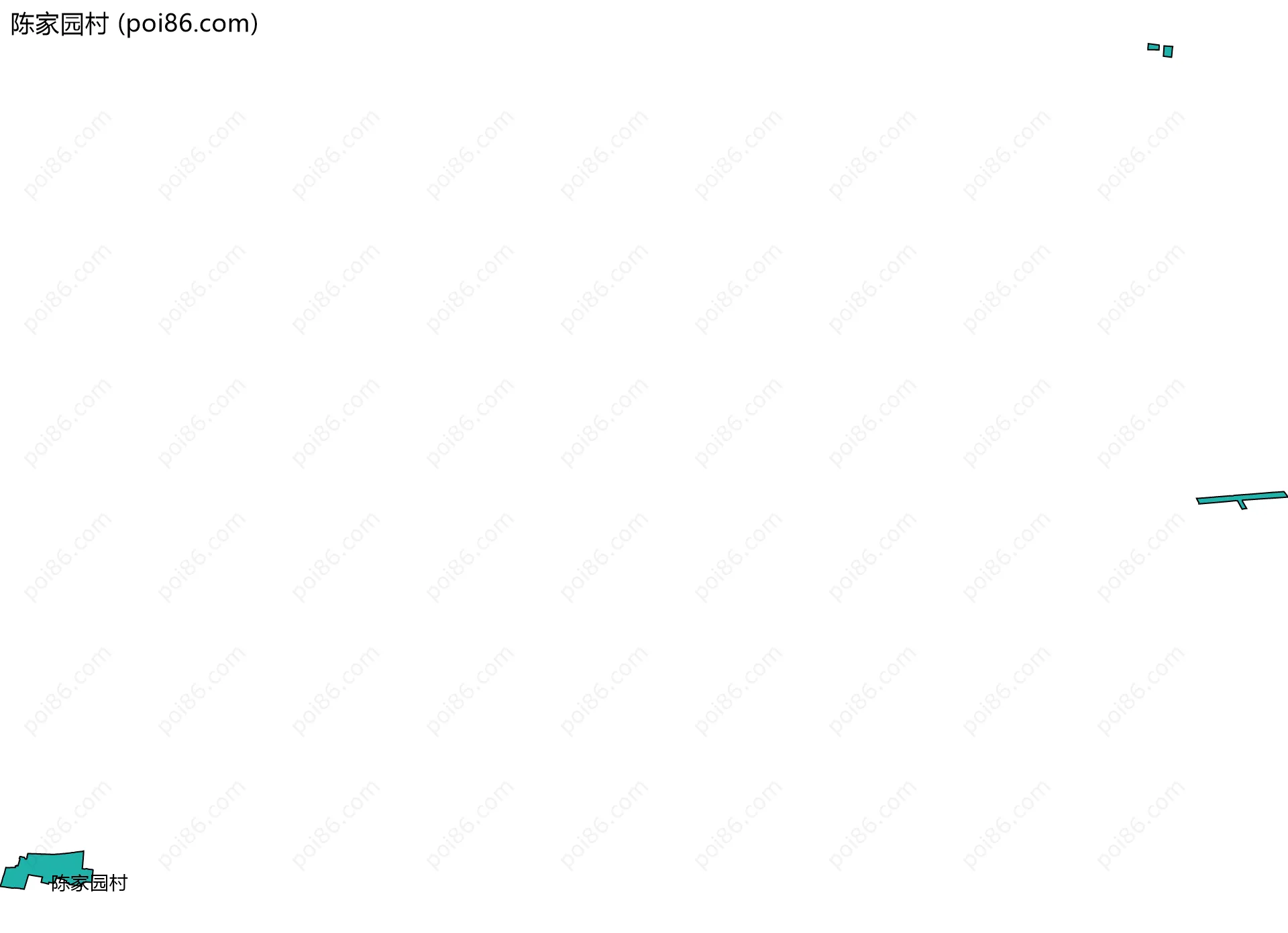 陈家园村边界地图