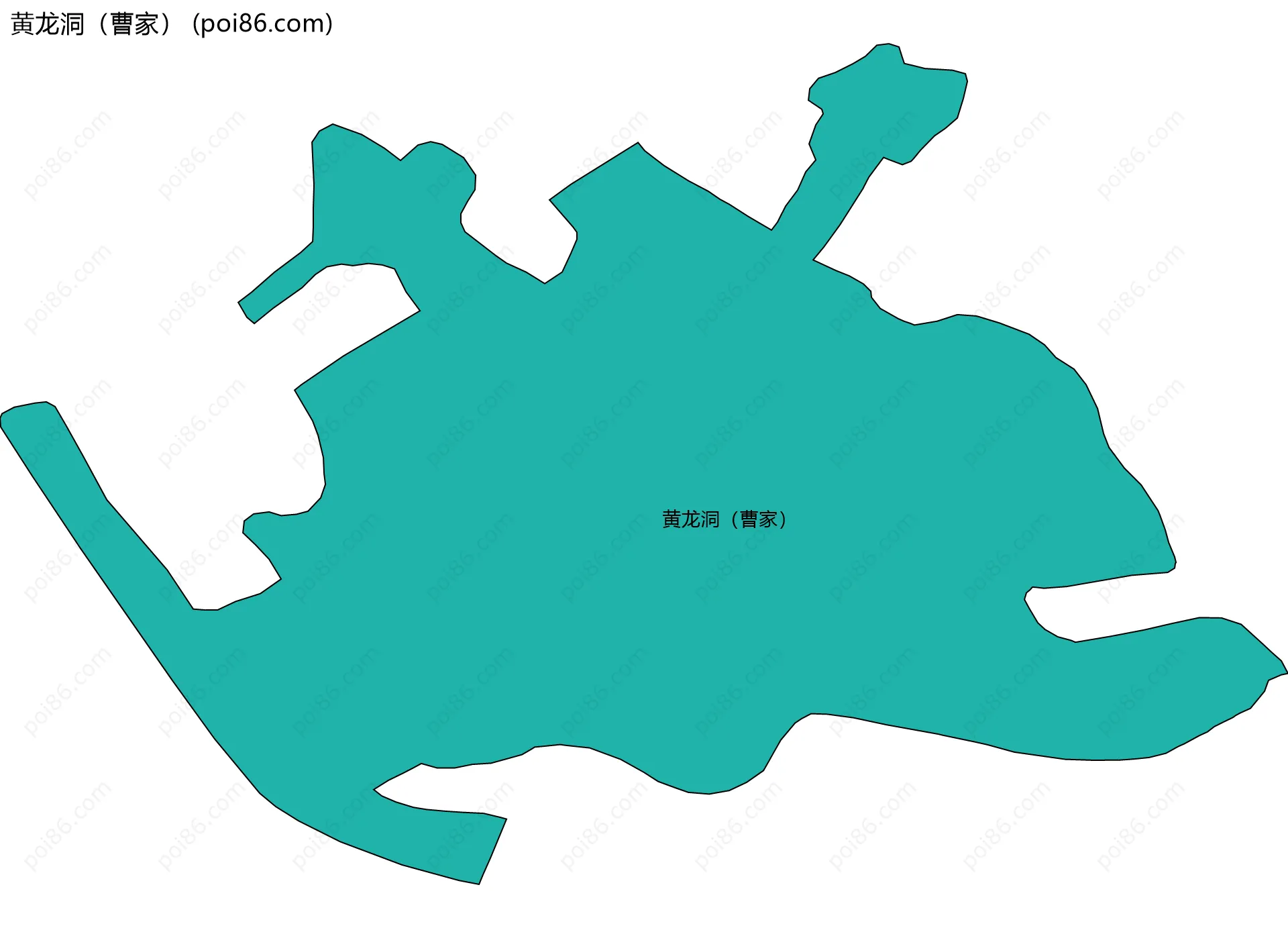 黄龙洞（曹家）边界地图