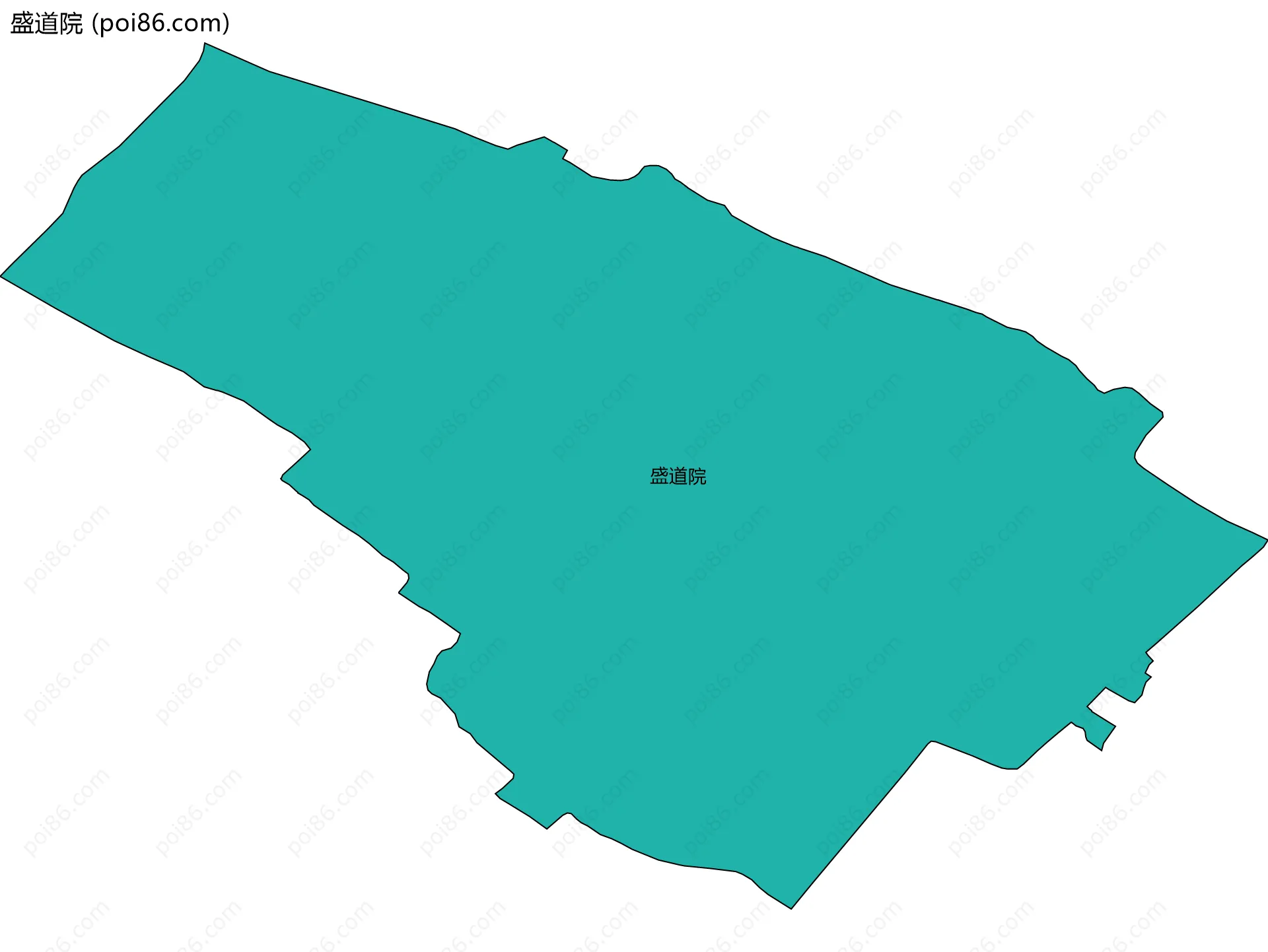 盛道院边界地图