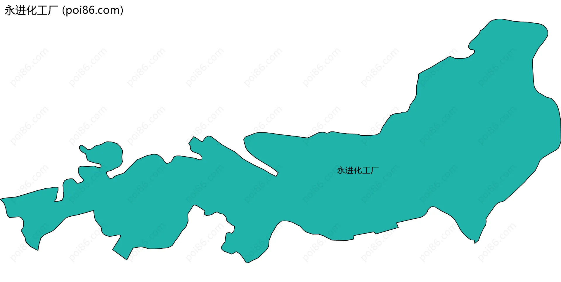 永进化工厂边界地图