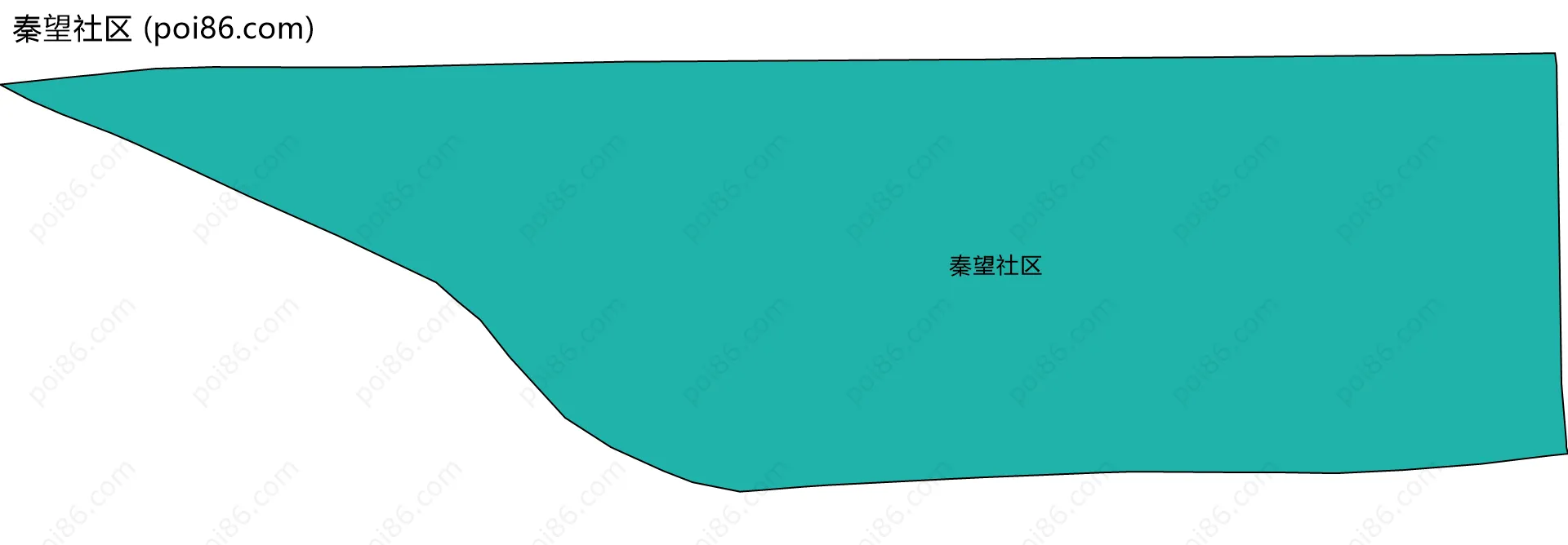 秦望社区边界地图