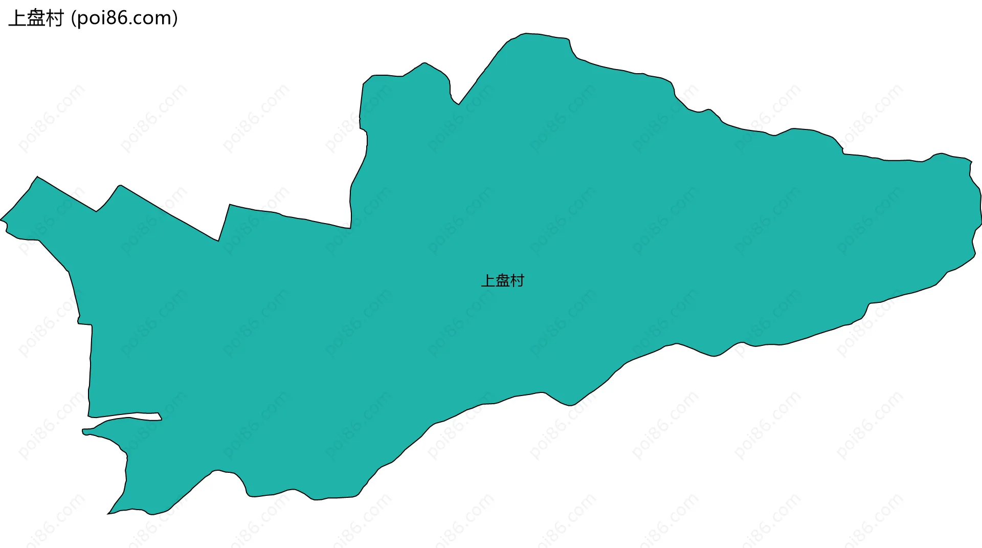 上盘村边界地图