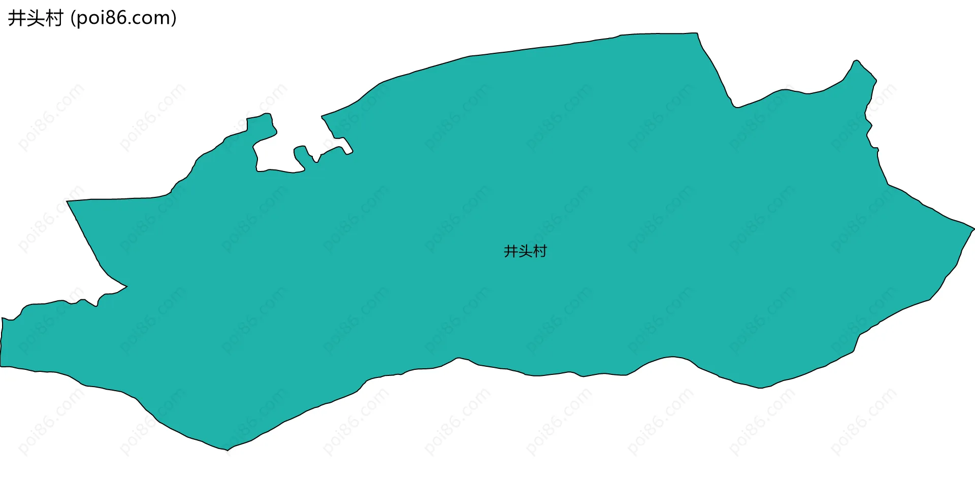 井头村边界地图