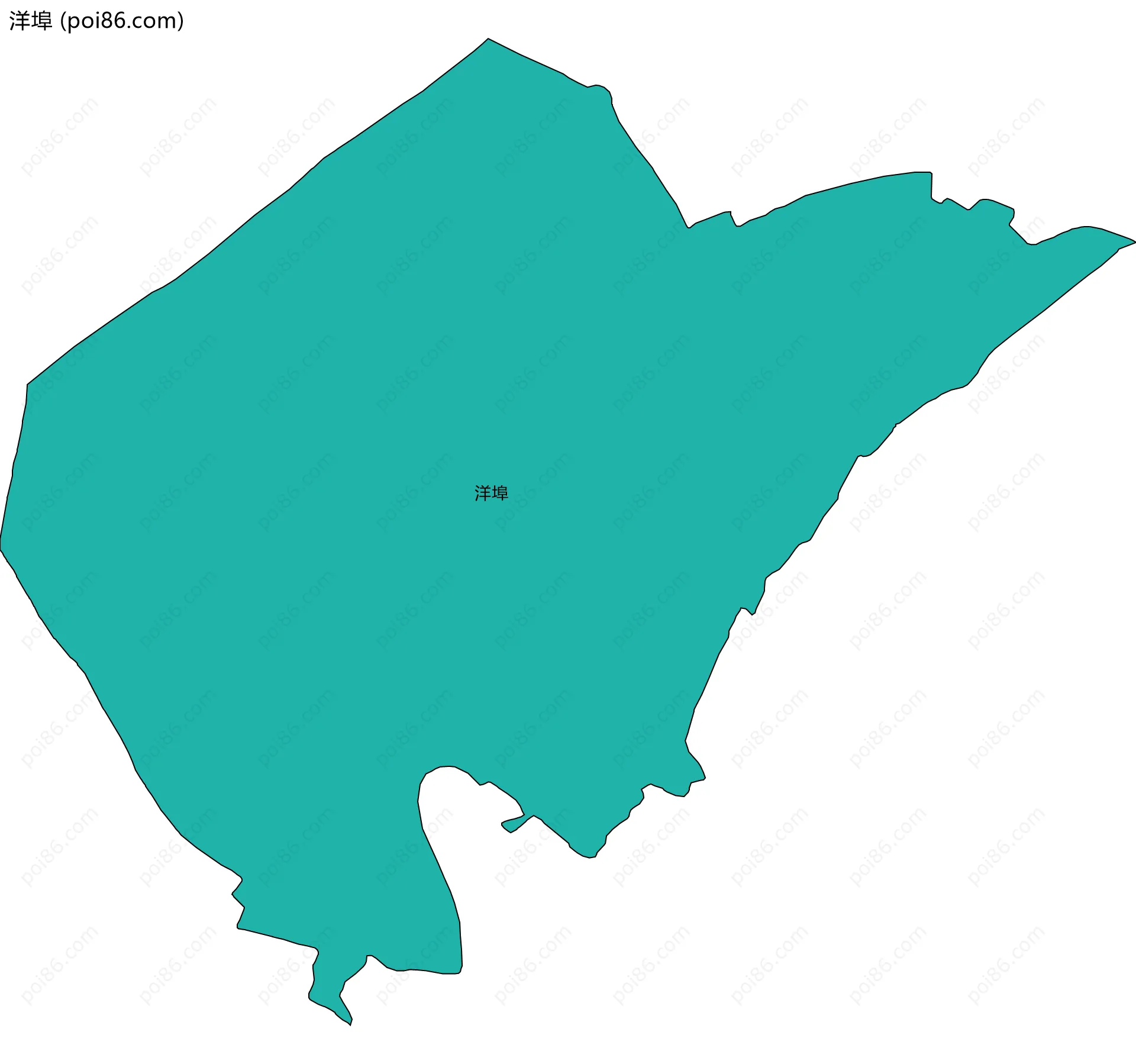 洋埠边界地图