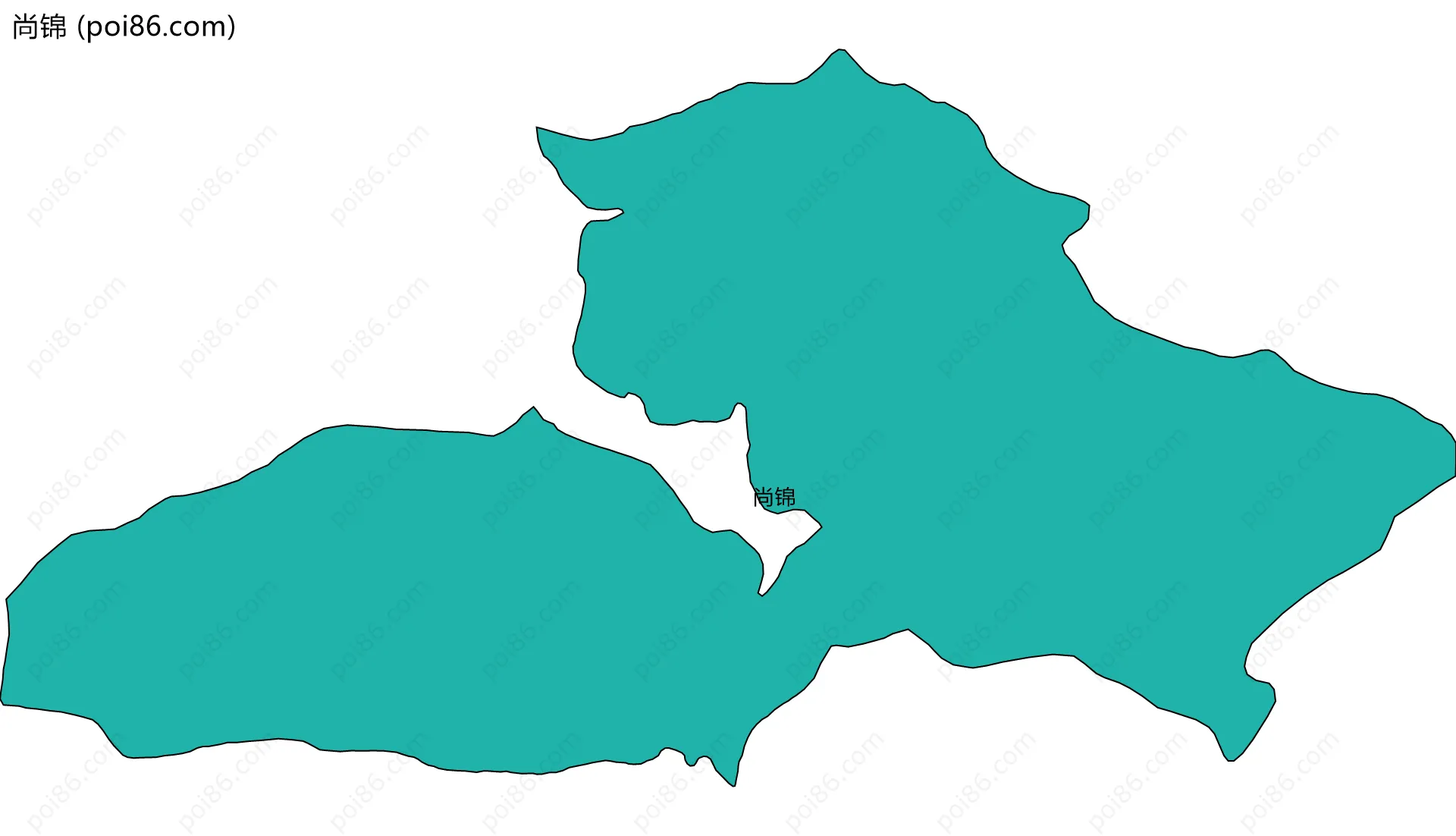 尚锦边界地图