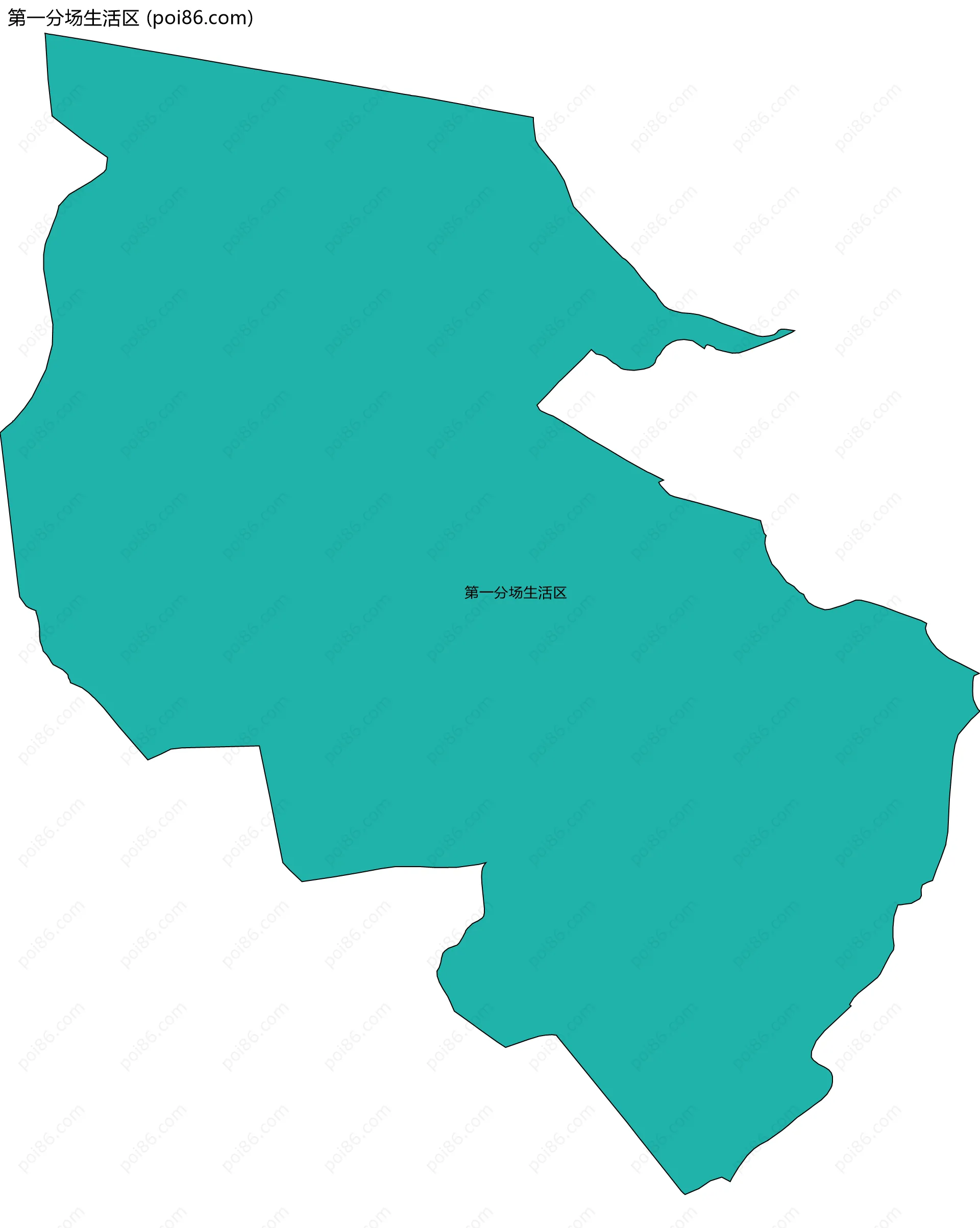 第一分场生活区边界地图