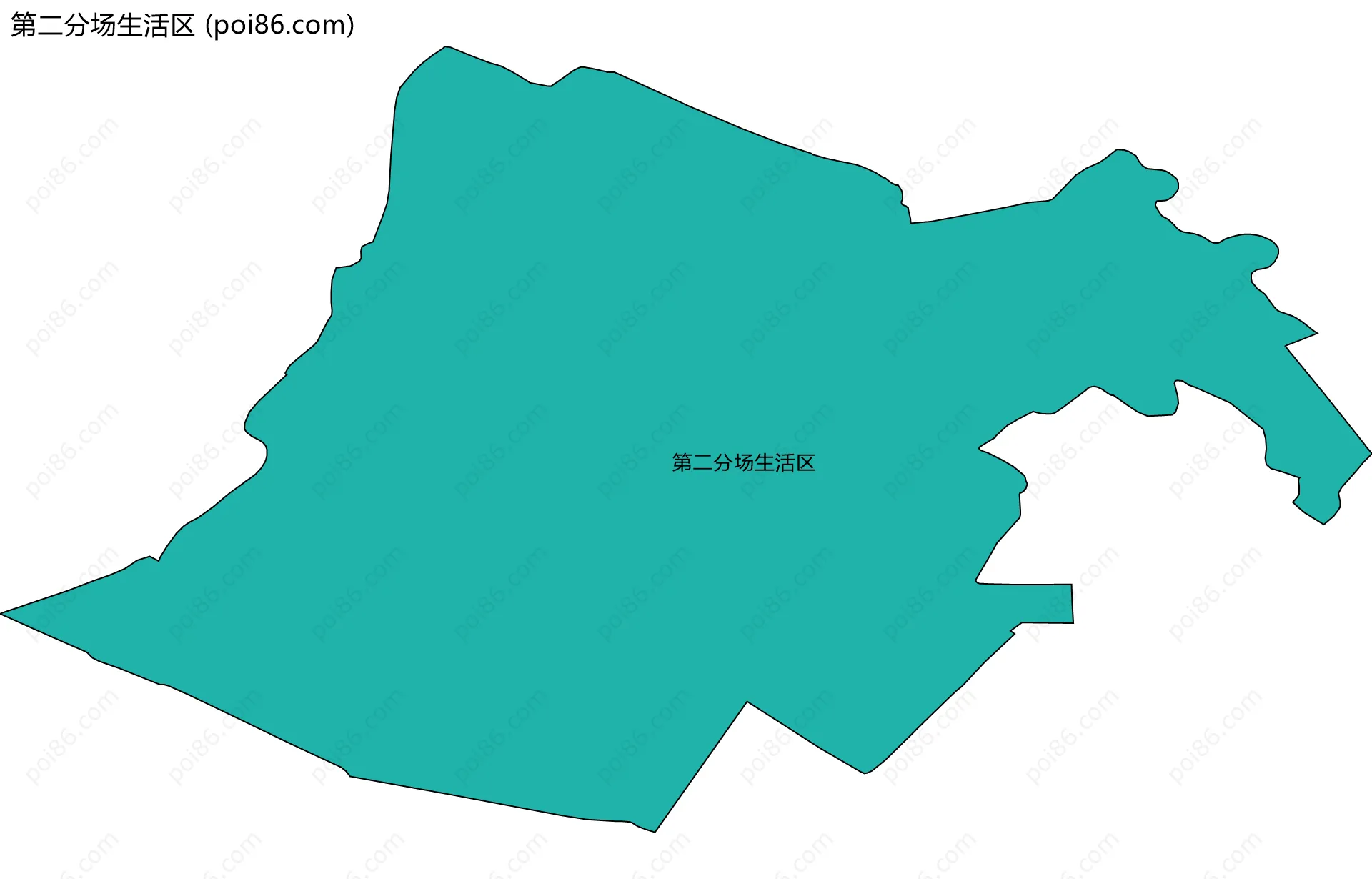第二分场生活区边界地图