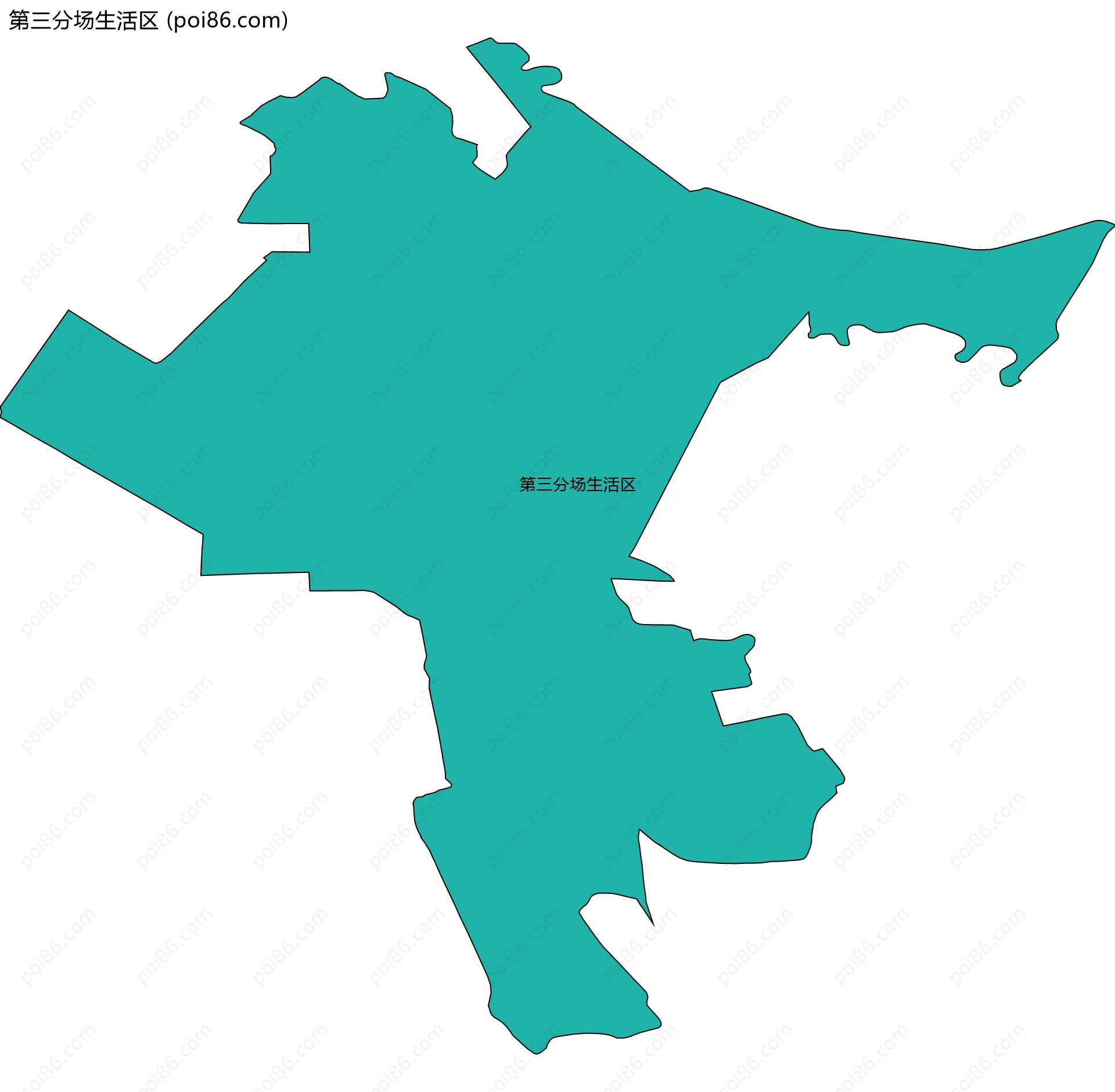 第三分场生活区边界地图