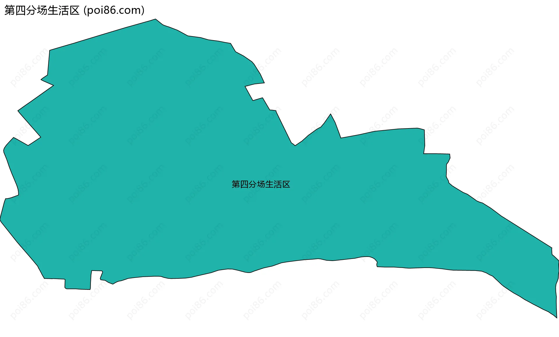 第四分场生活区边界地图