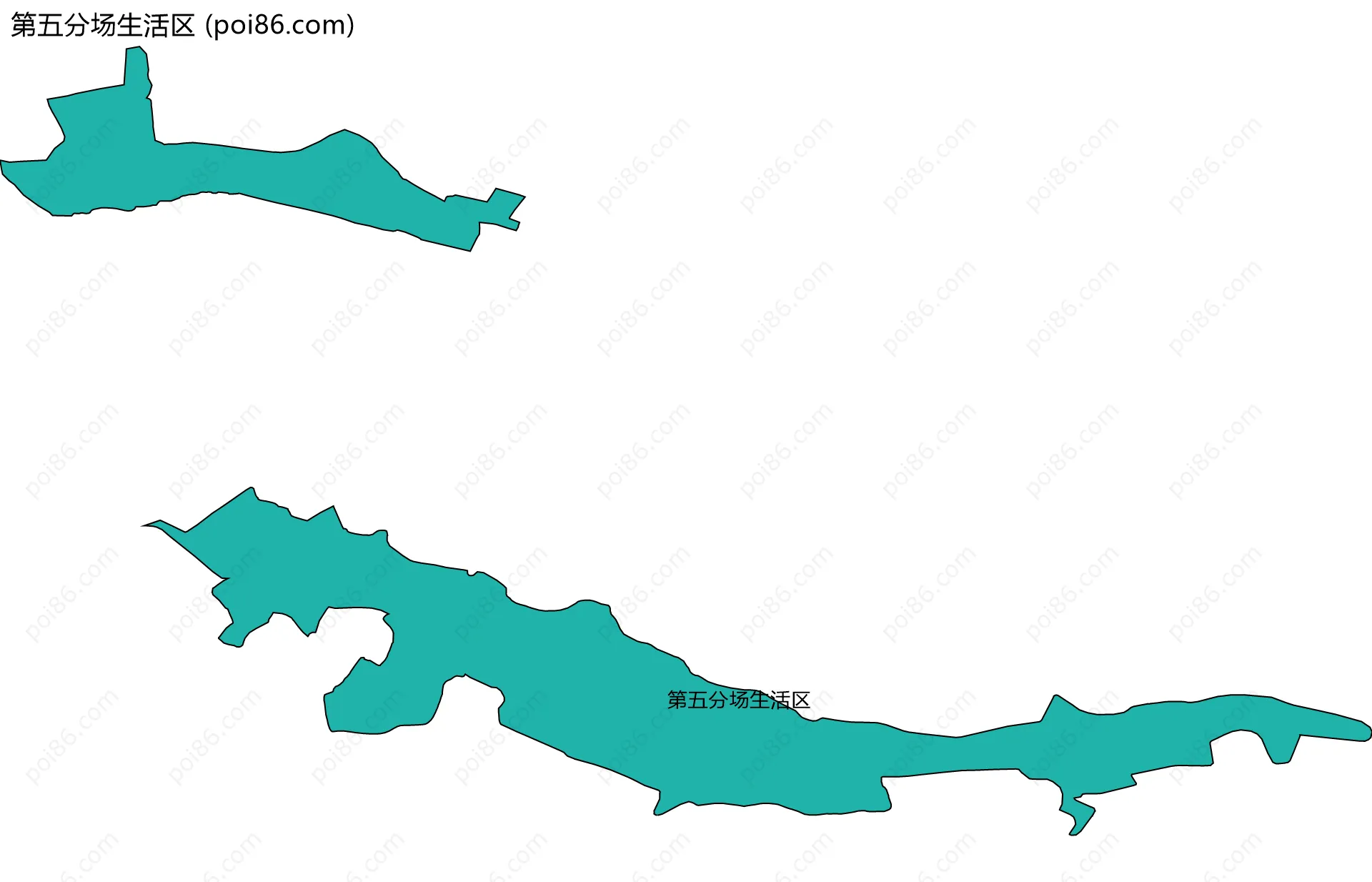第五分场生活区边界地图