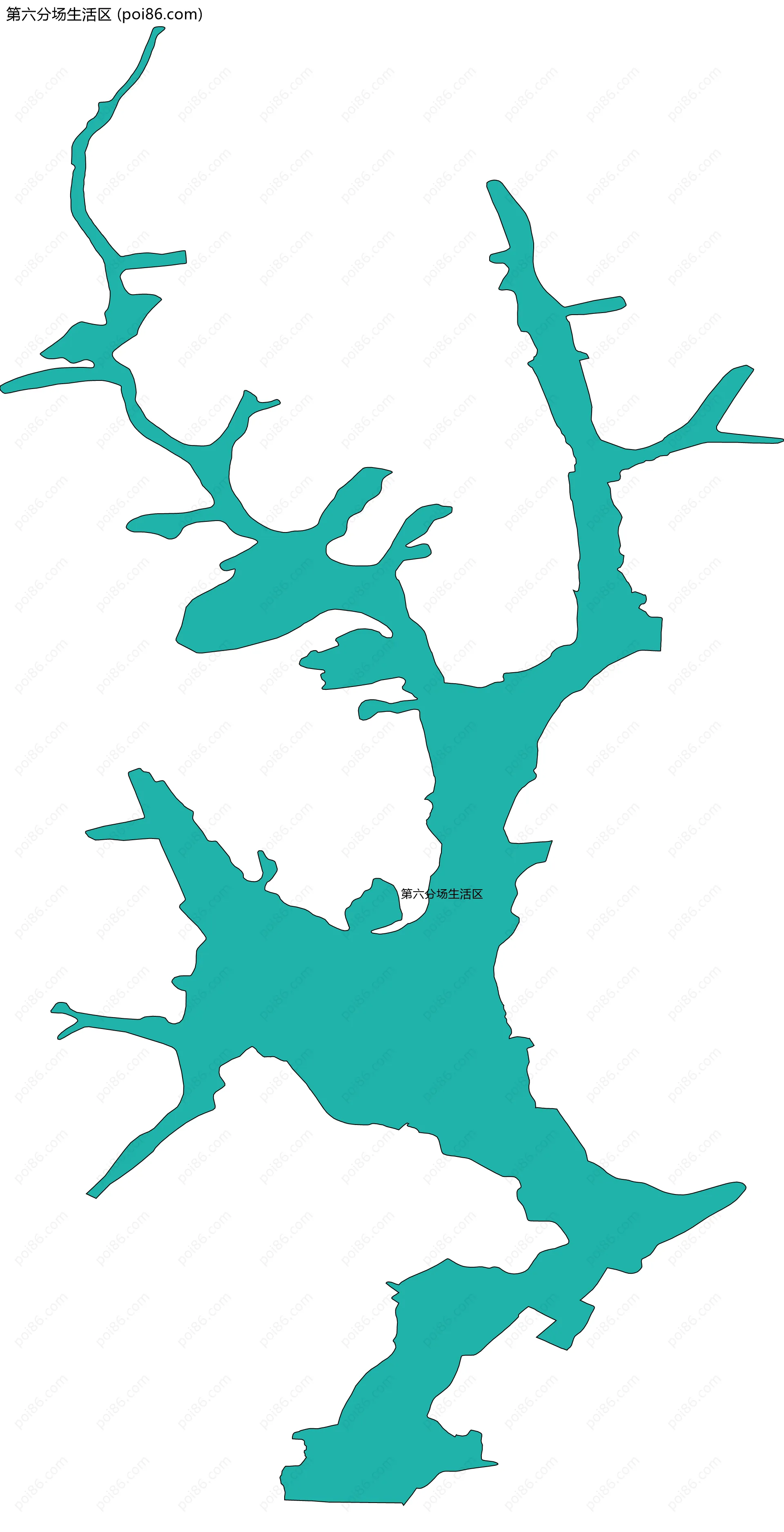 第六分场生活区边界地图