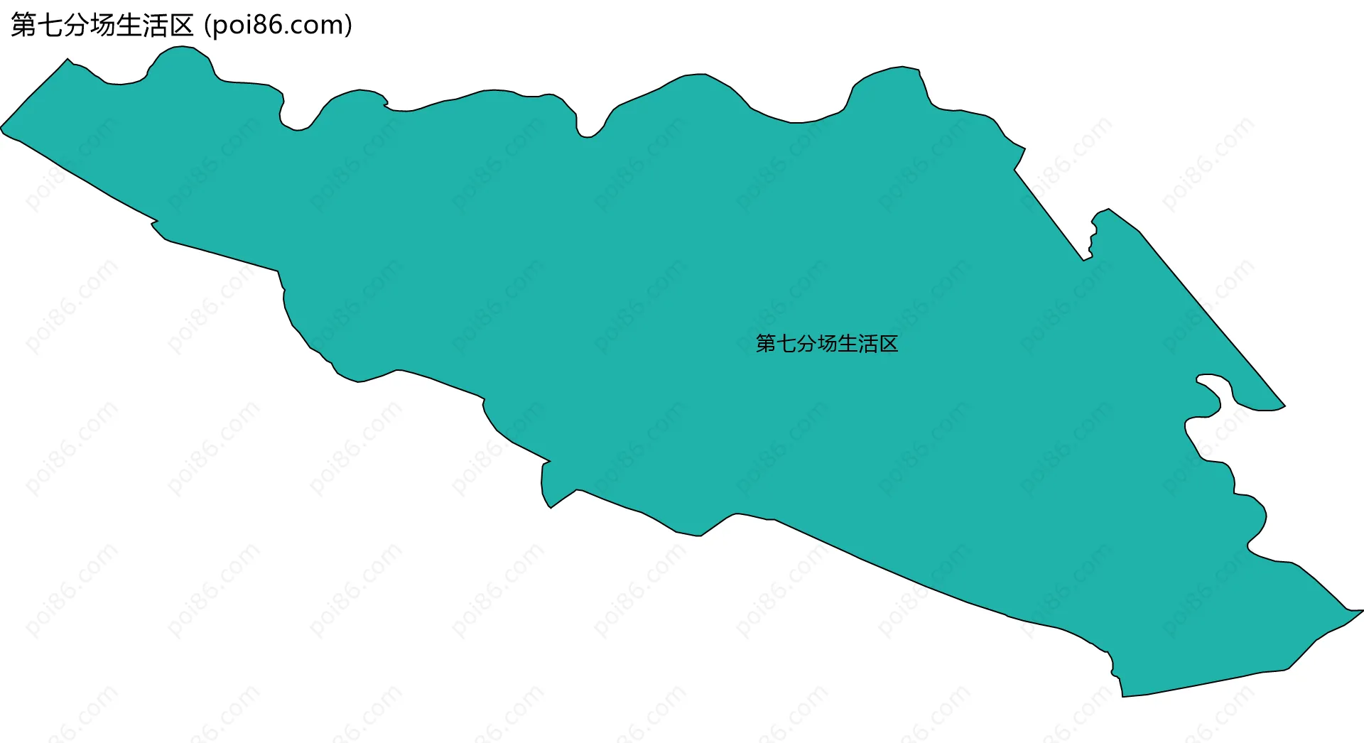 第七分场生活区边界地图