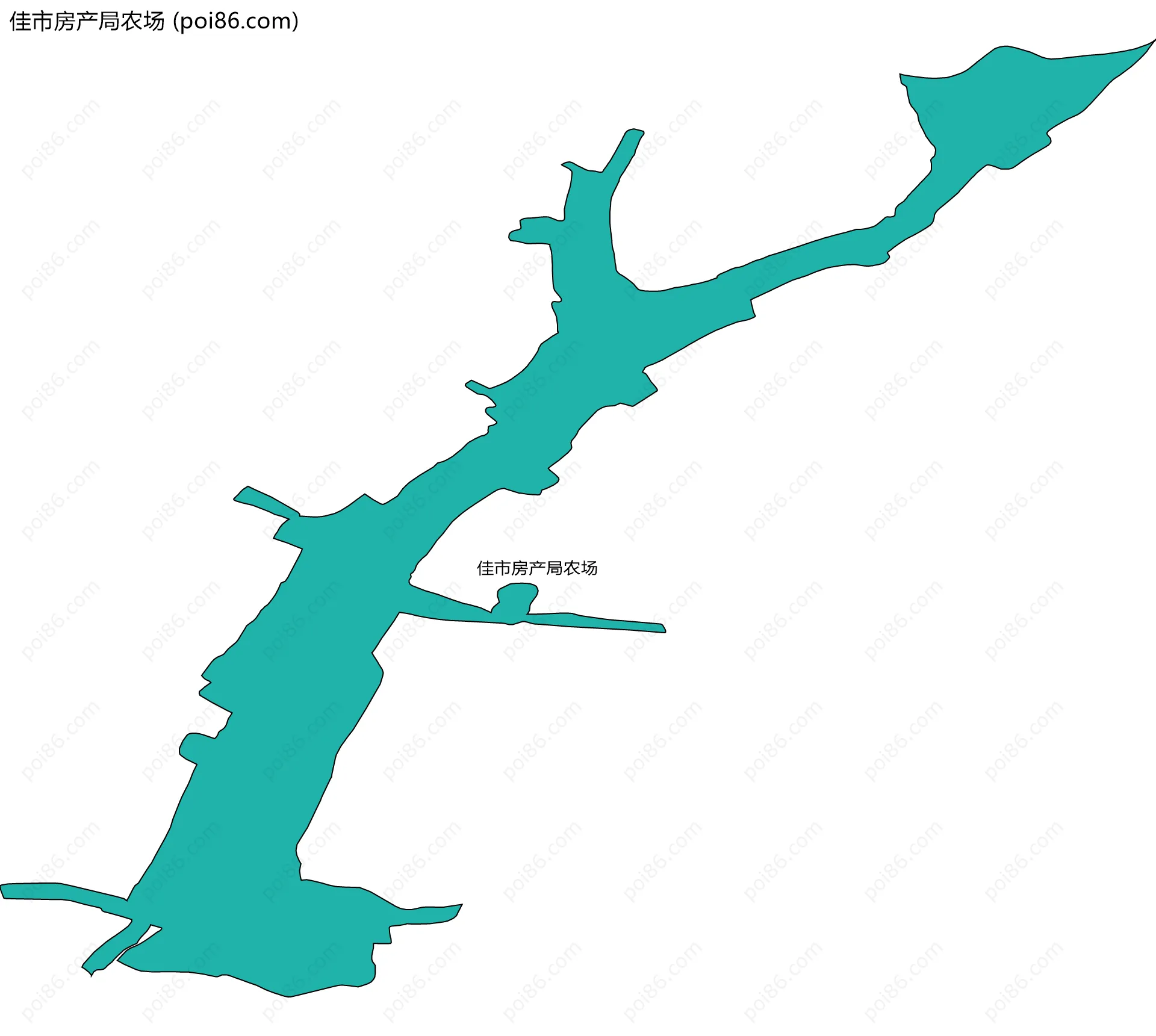 佳市房产局农场边界地图