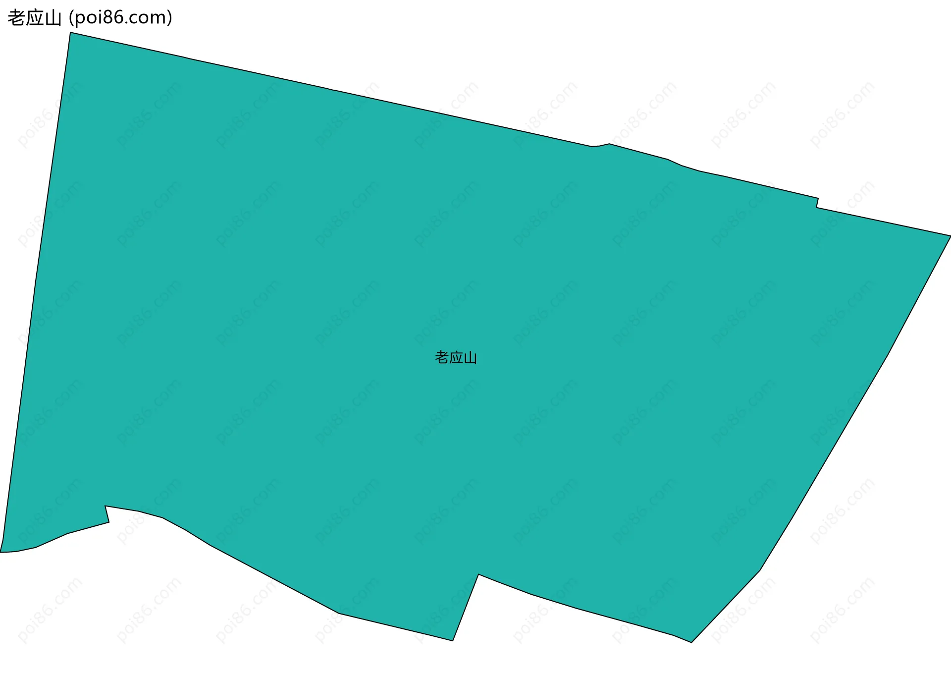 老应山边界地图