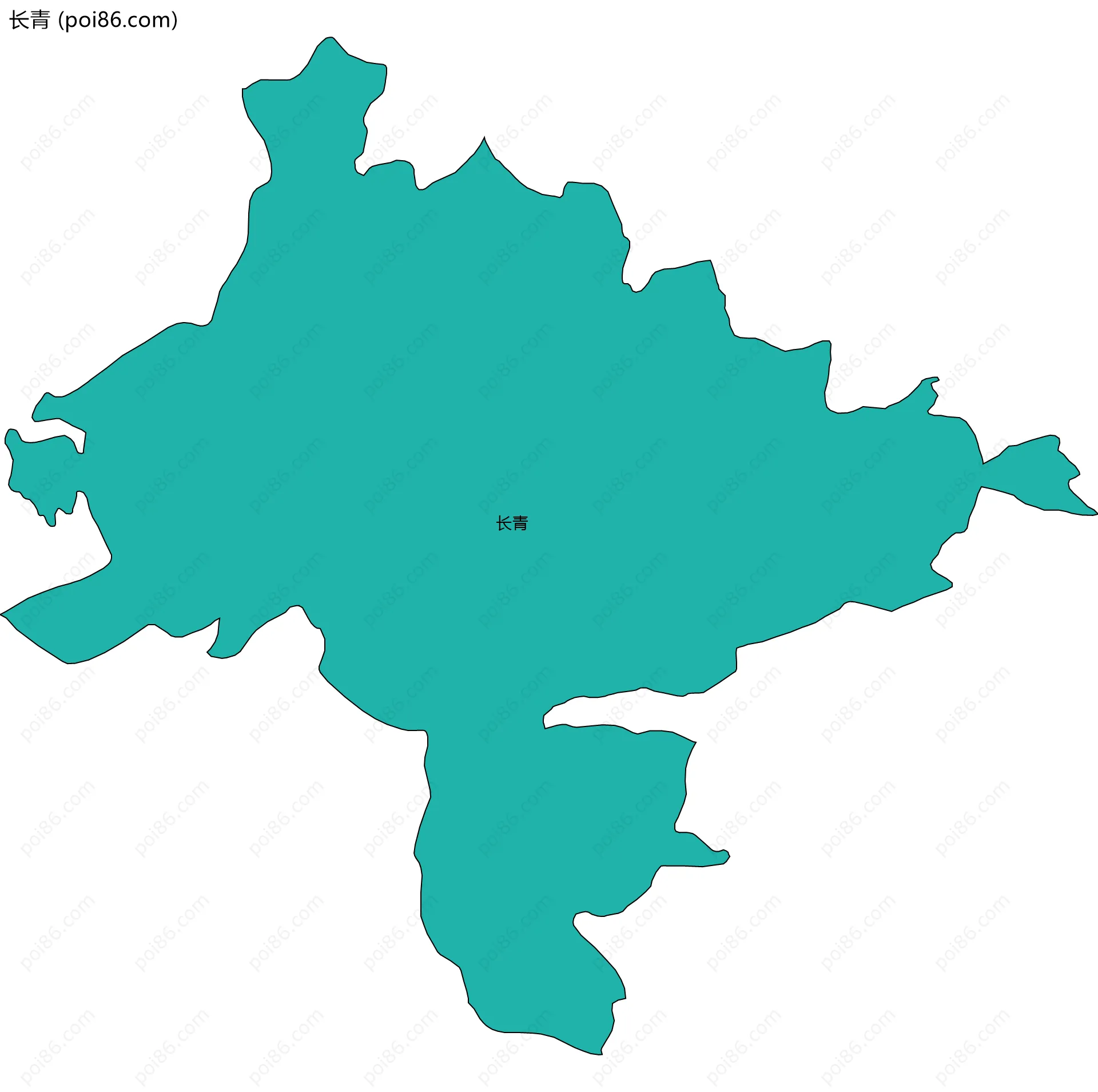长青边界地图