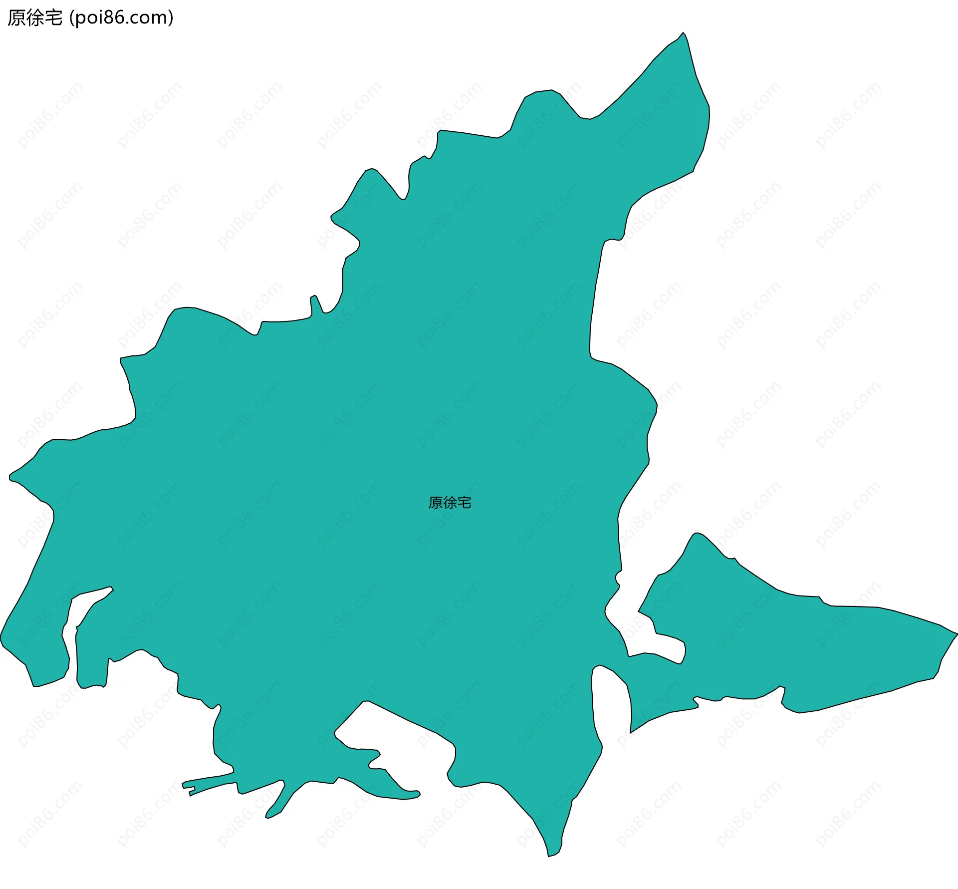 原徐宅边界地图