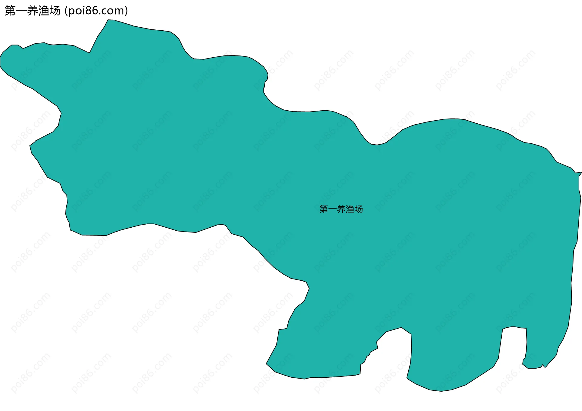 第一养渔场边界地图