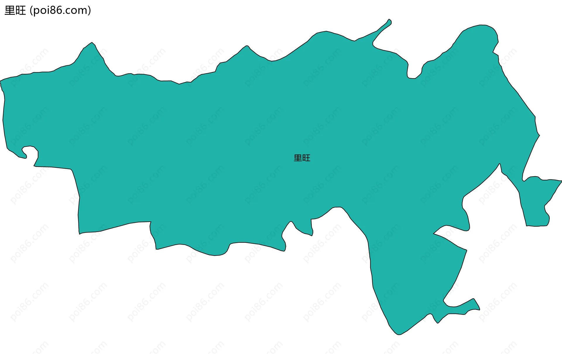 里旺边界地图