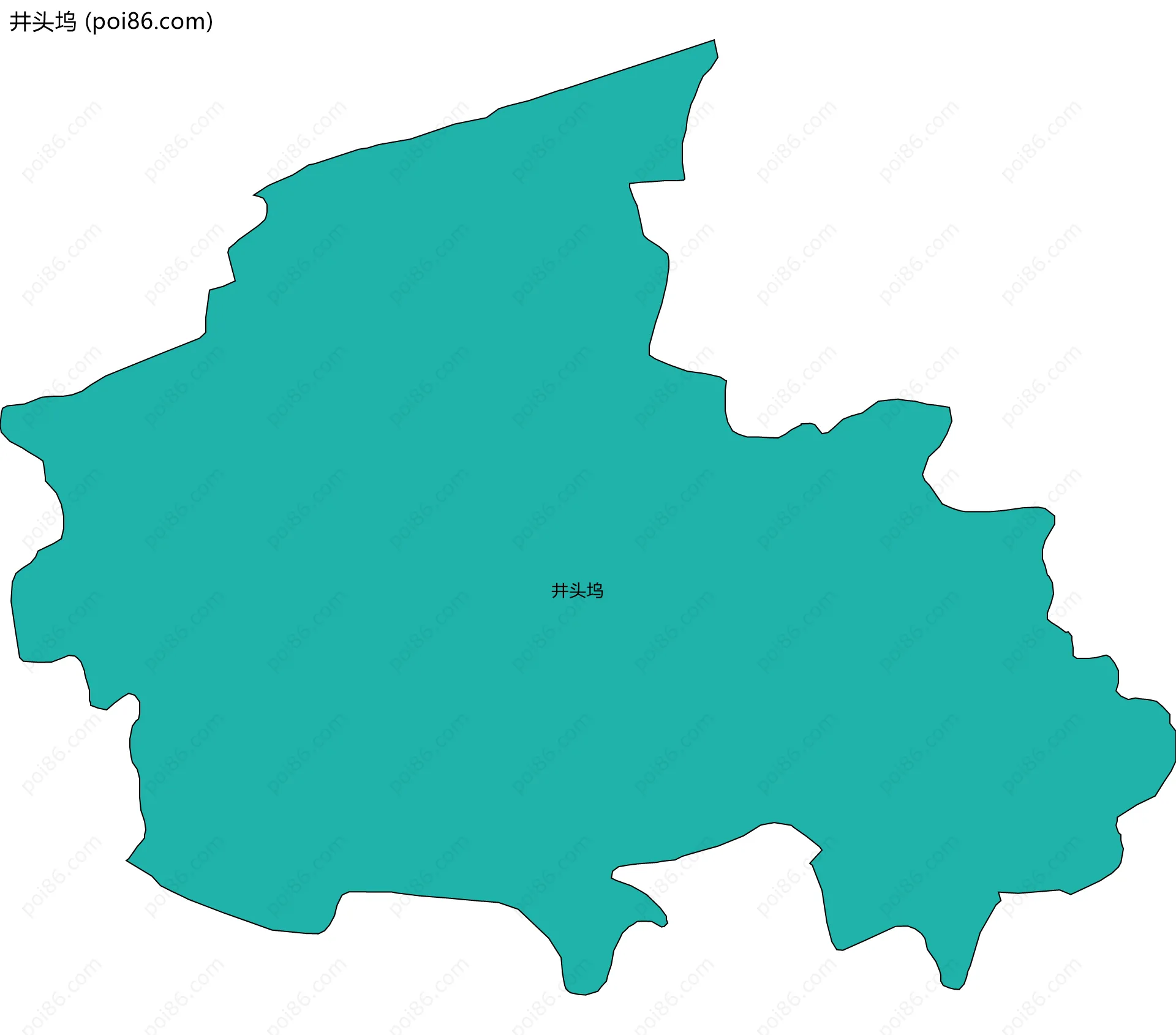 井头坞边界地图