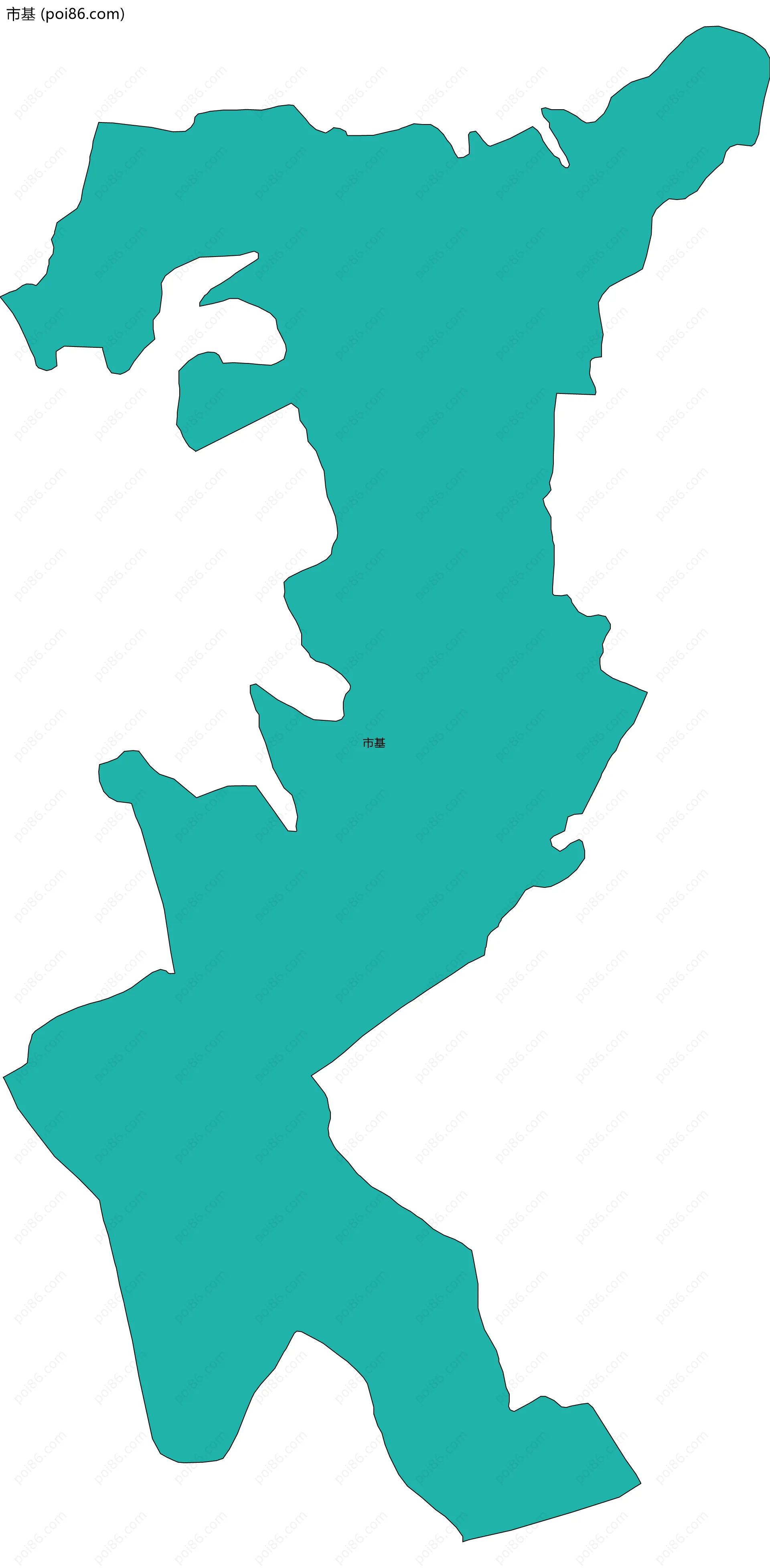 市基边界地图
