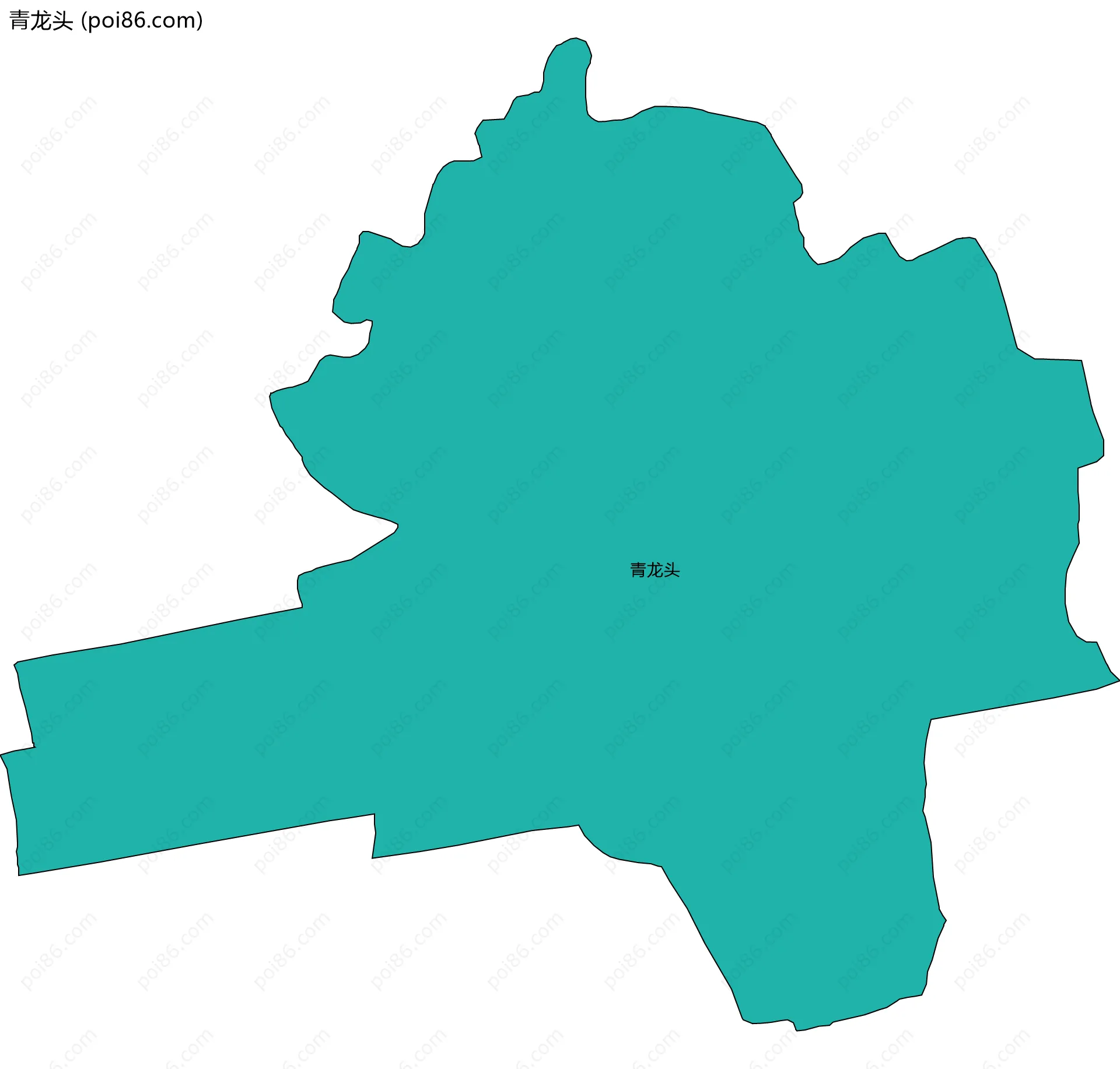 青龙头边界地图