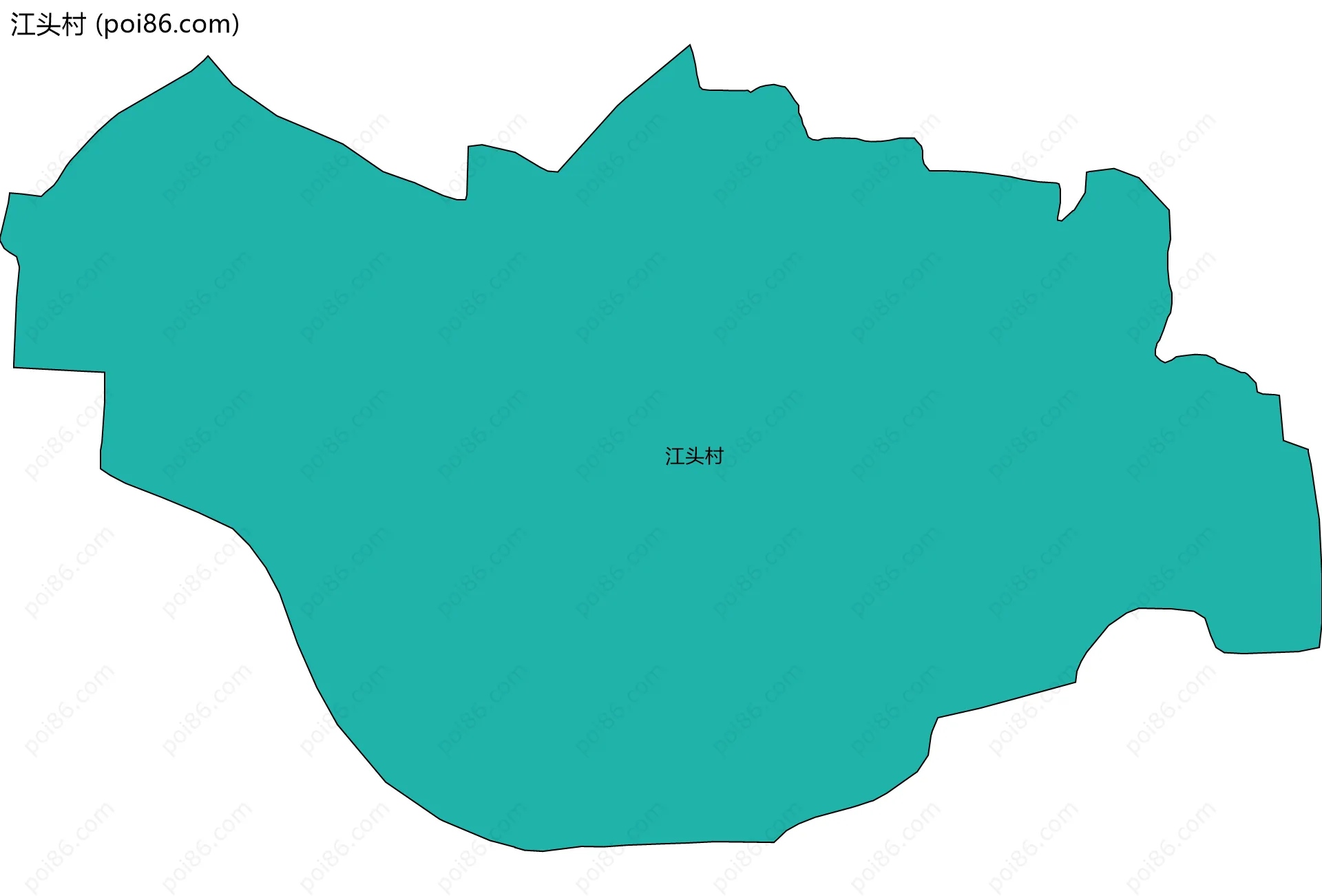 江头村边界地图