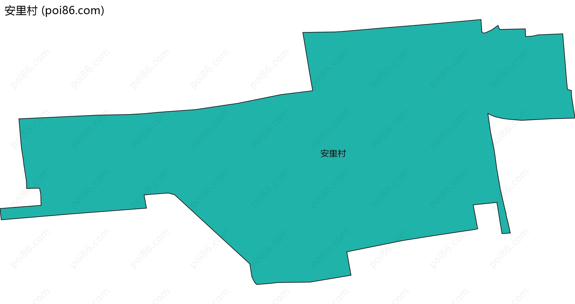 安里村边界地图