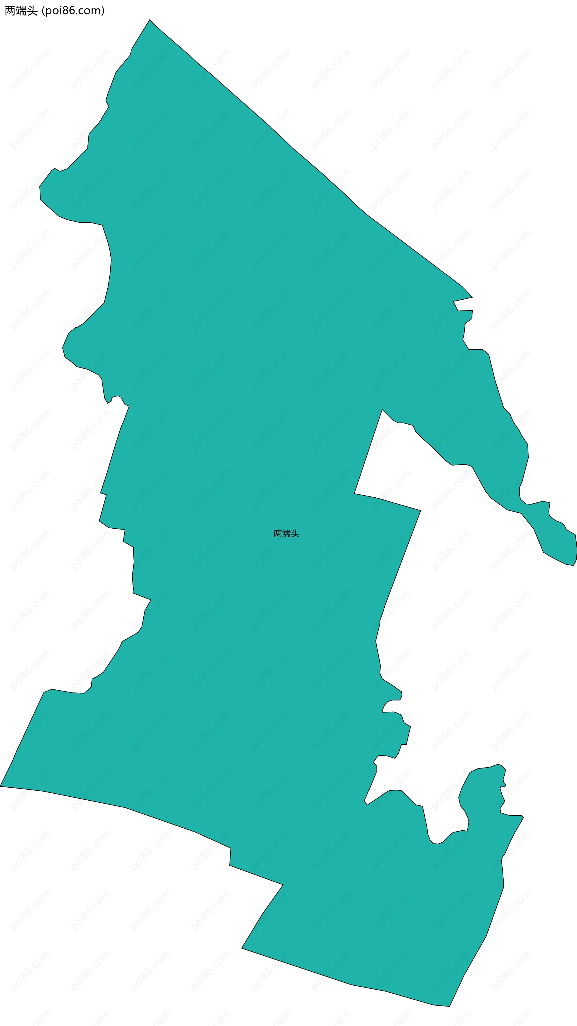 两端头边界地图