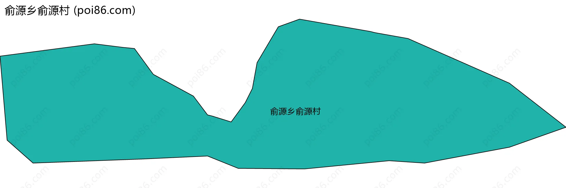 俞源乡俞源村边界地图