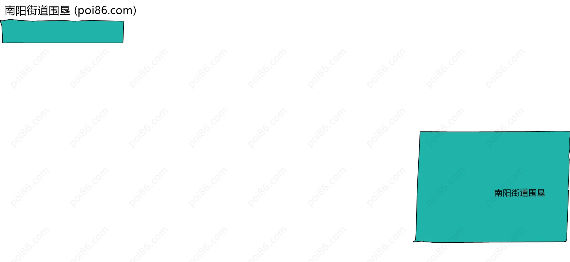 南阳街道围垦边界地图