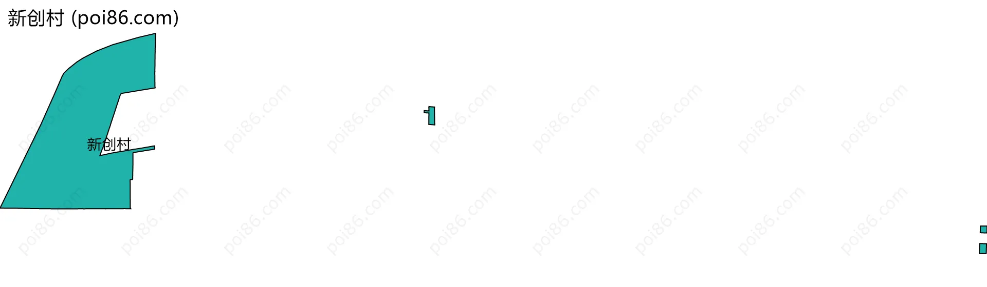 新创村边界地图
