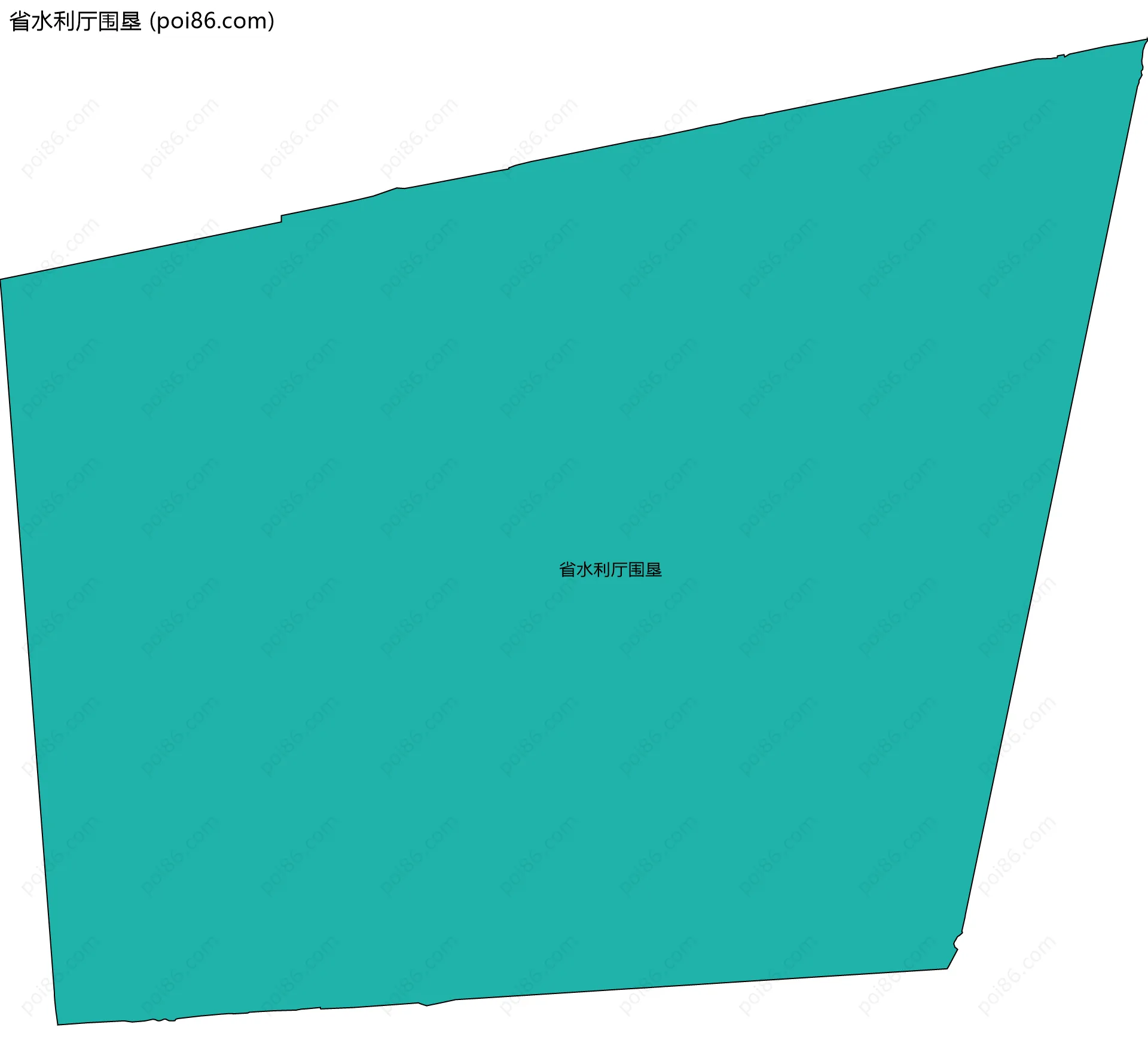 省水利厅围垦边界地图