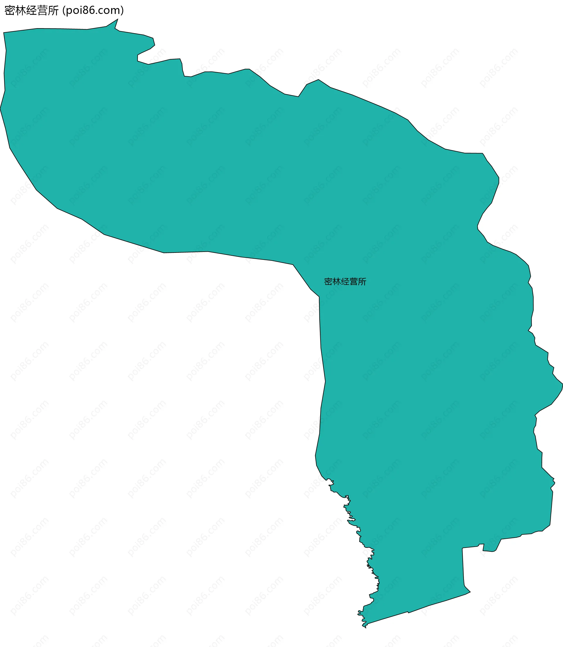 密林经营所边界地图