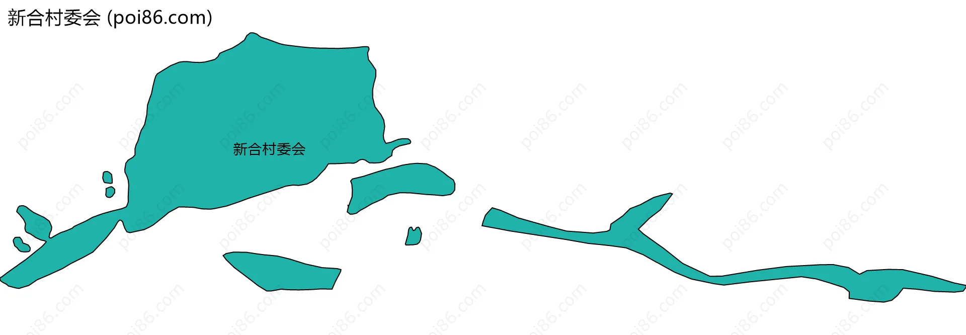 新合村委会边界地图