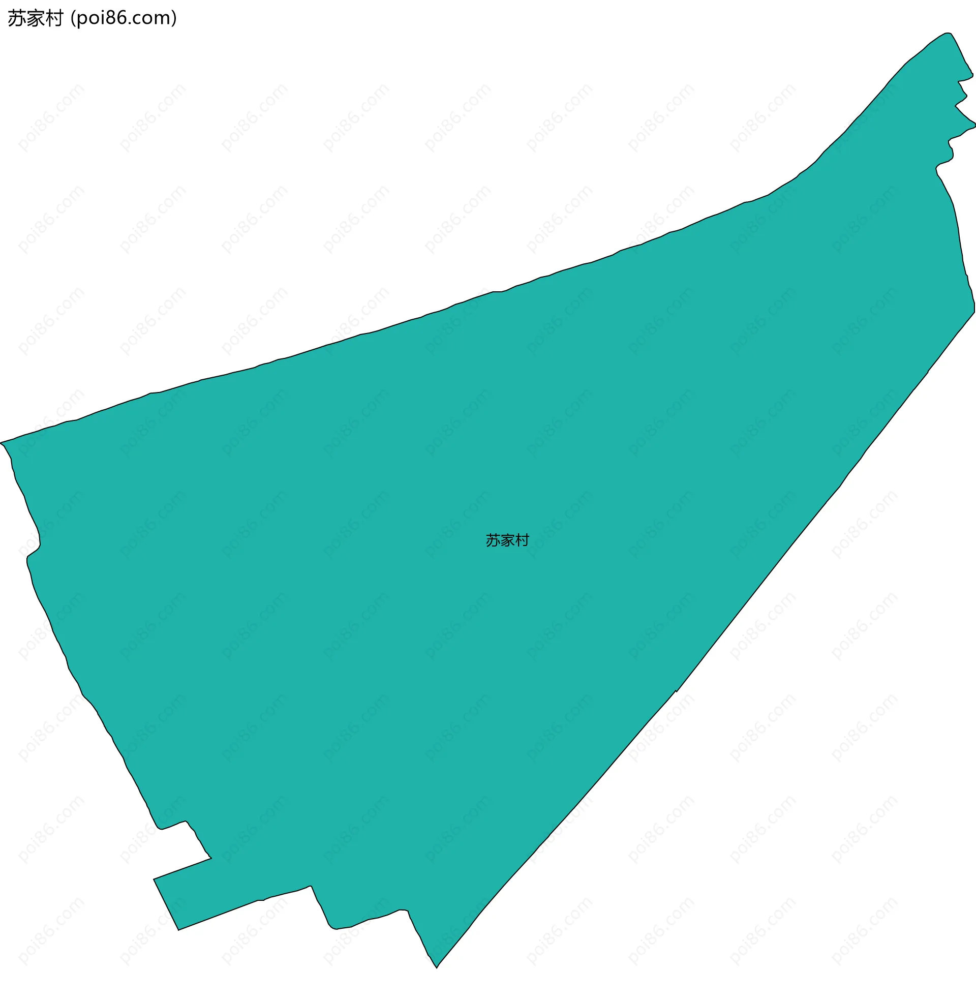 苏家村边界地图
