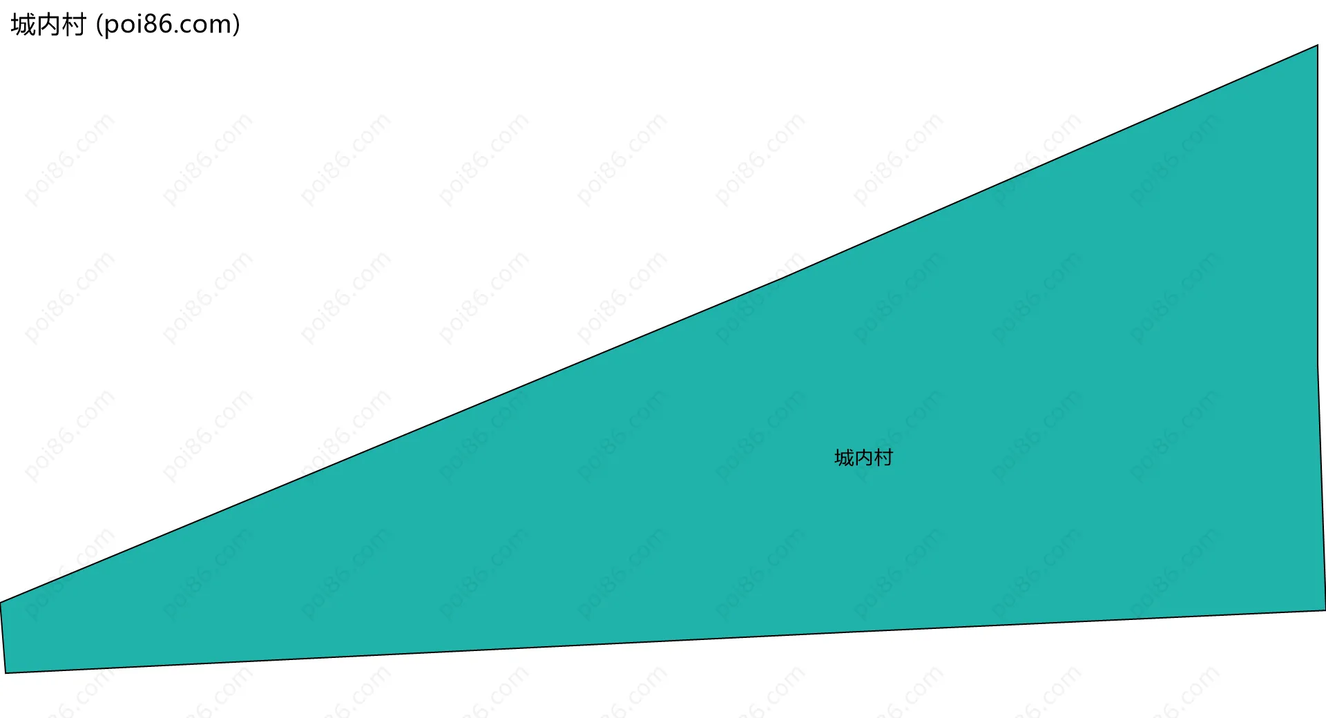 城内村边界地图