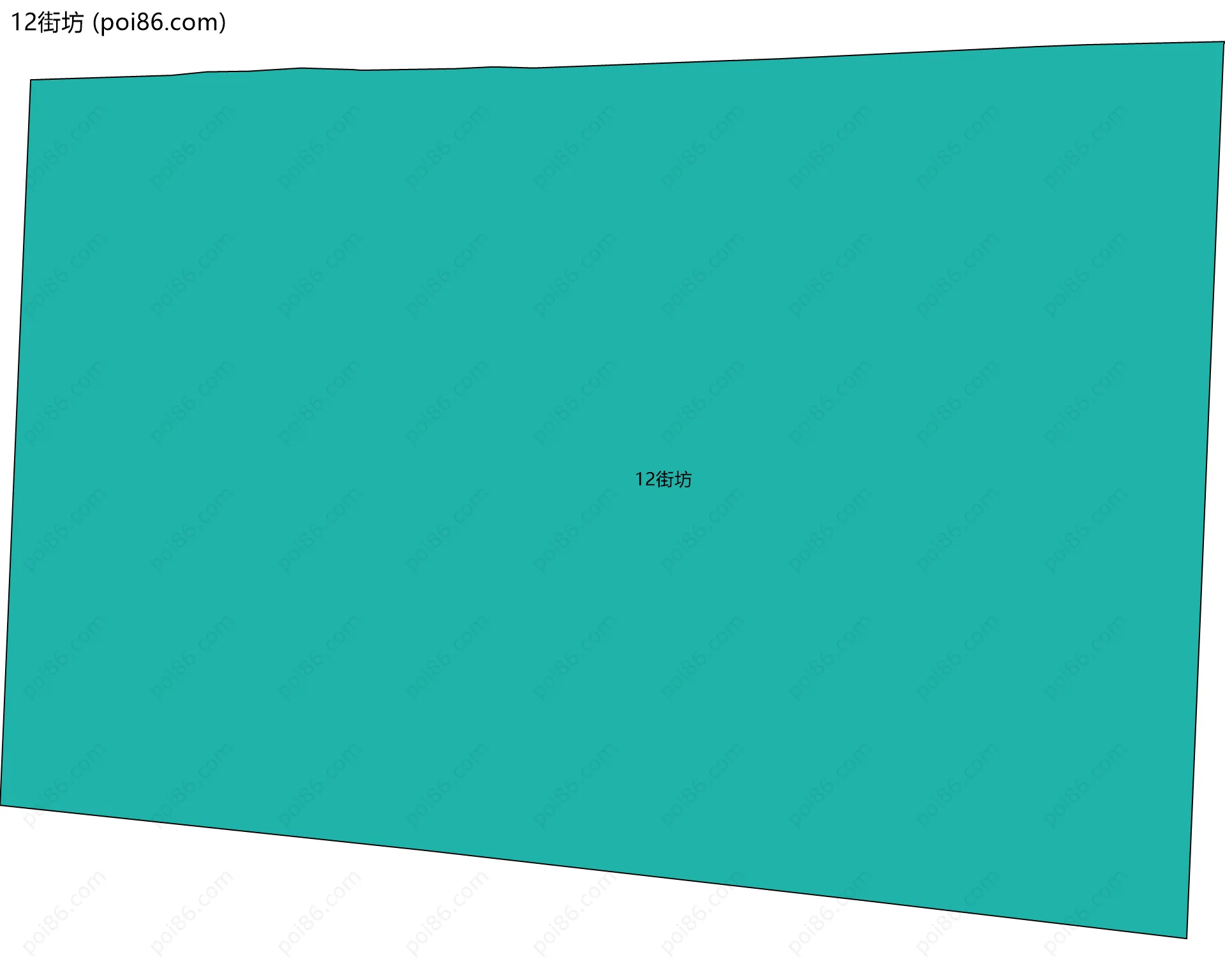 12街坊边界地图