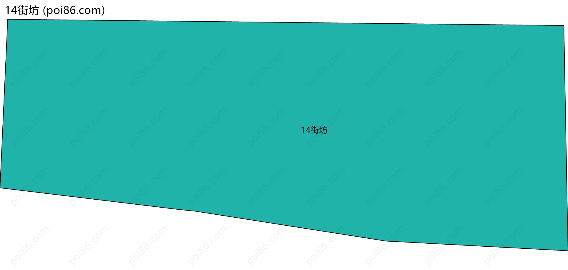 14街坊边界地图