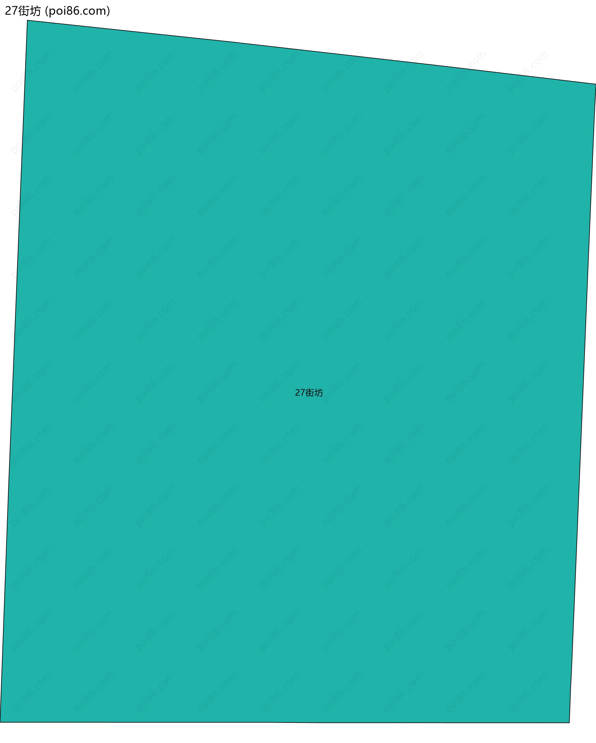 27街坊边界地图