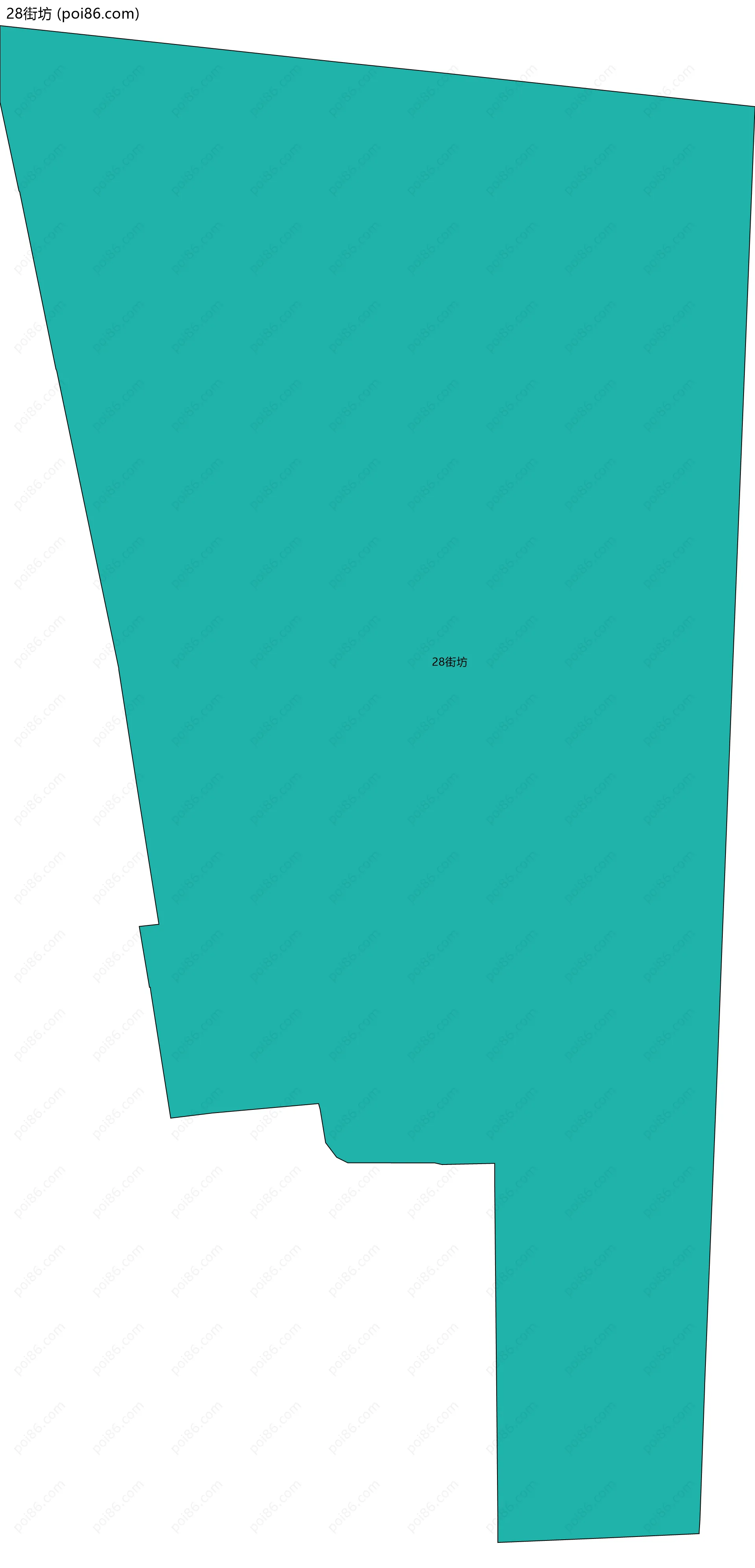 28街坊边界地图