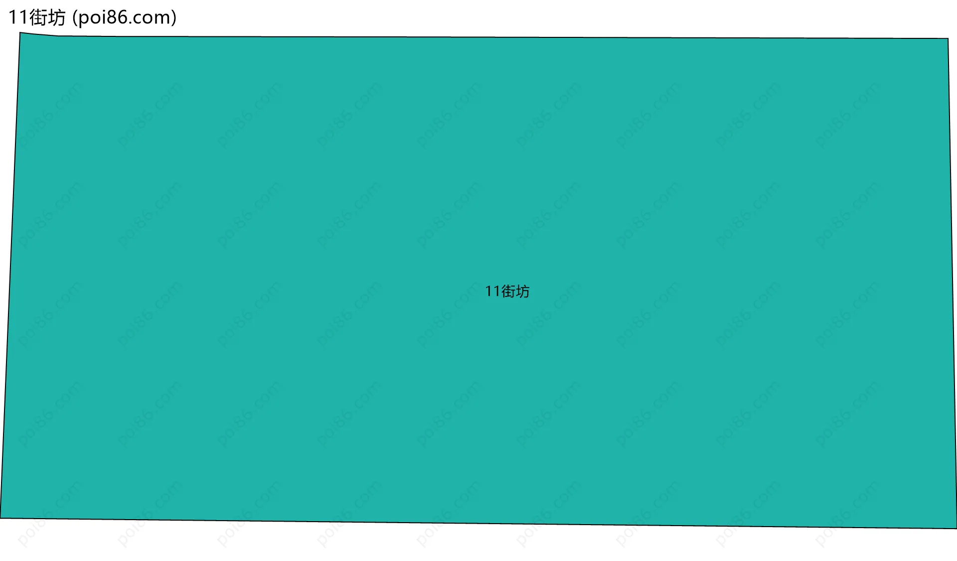 11街坊边界地图